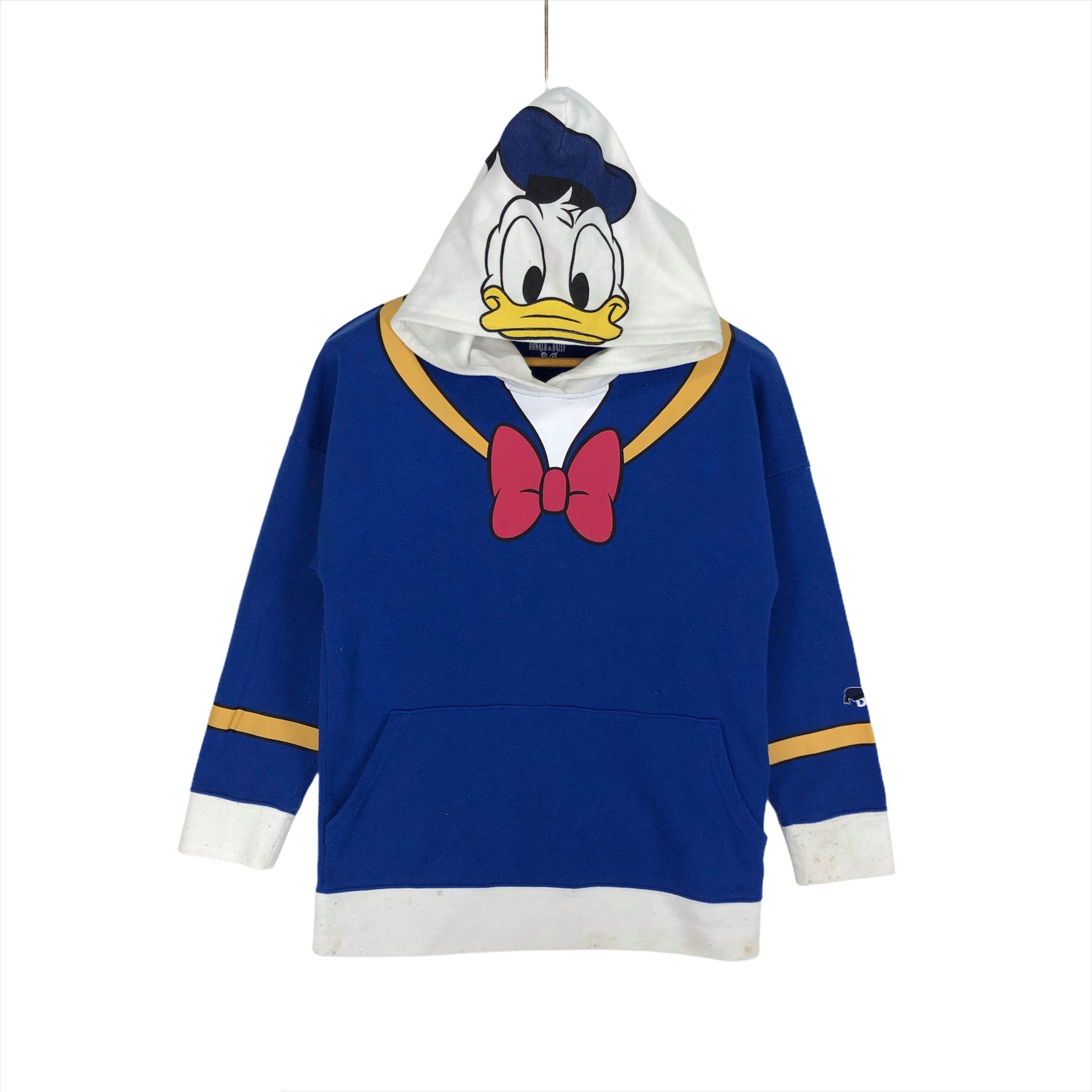 Disney DONALD AND DAISY Hoodie Pullover #2490-87 Size S / US 4 / IT 40 - 1 Thumbnail