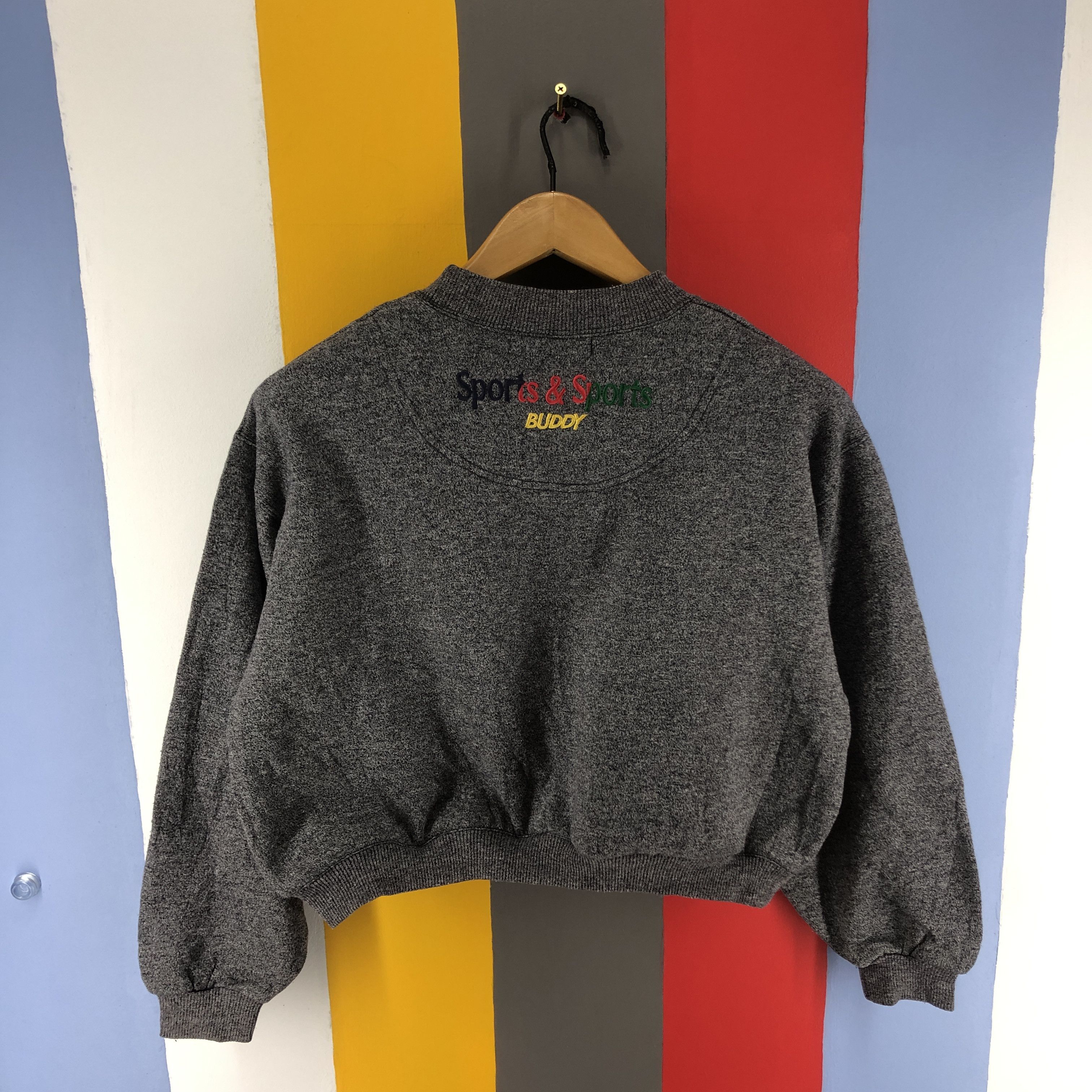 Cifonelli BUDDY SPORTS by LACIFONELLI Crop Sweatshirt #0775/U Size L / US 10 / IT 46 - 6 Thumbnail