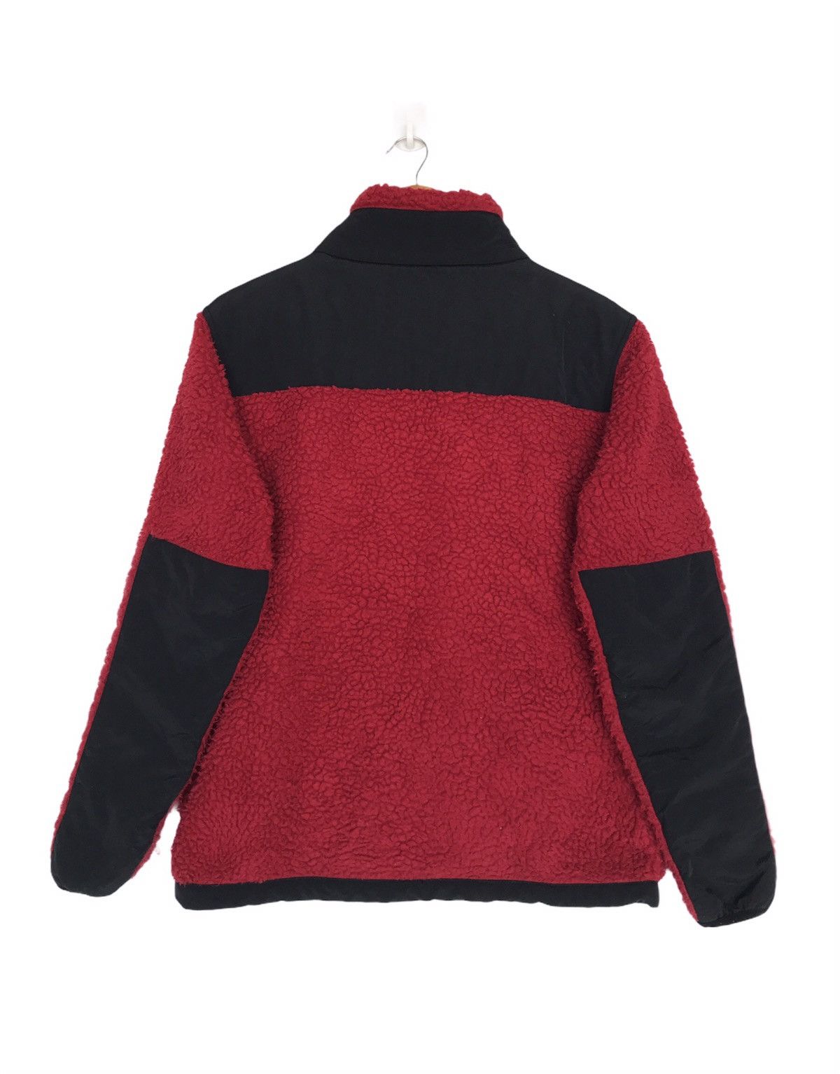 Japanese Brand Colorblock Back Number Sherpa Deep Pile Fleece Jacket Size US M / EU 48-50 / 2 - 4 Thumbnail