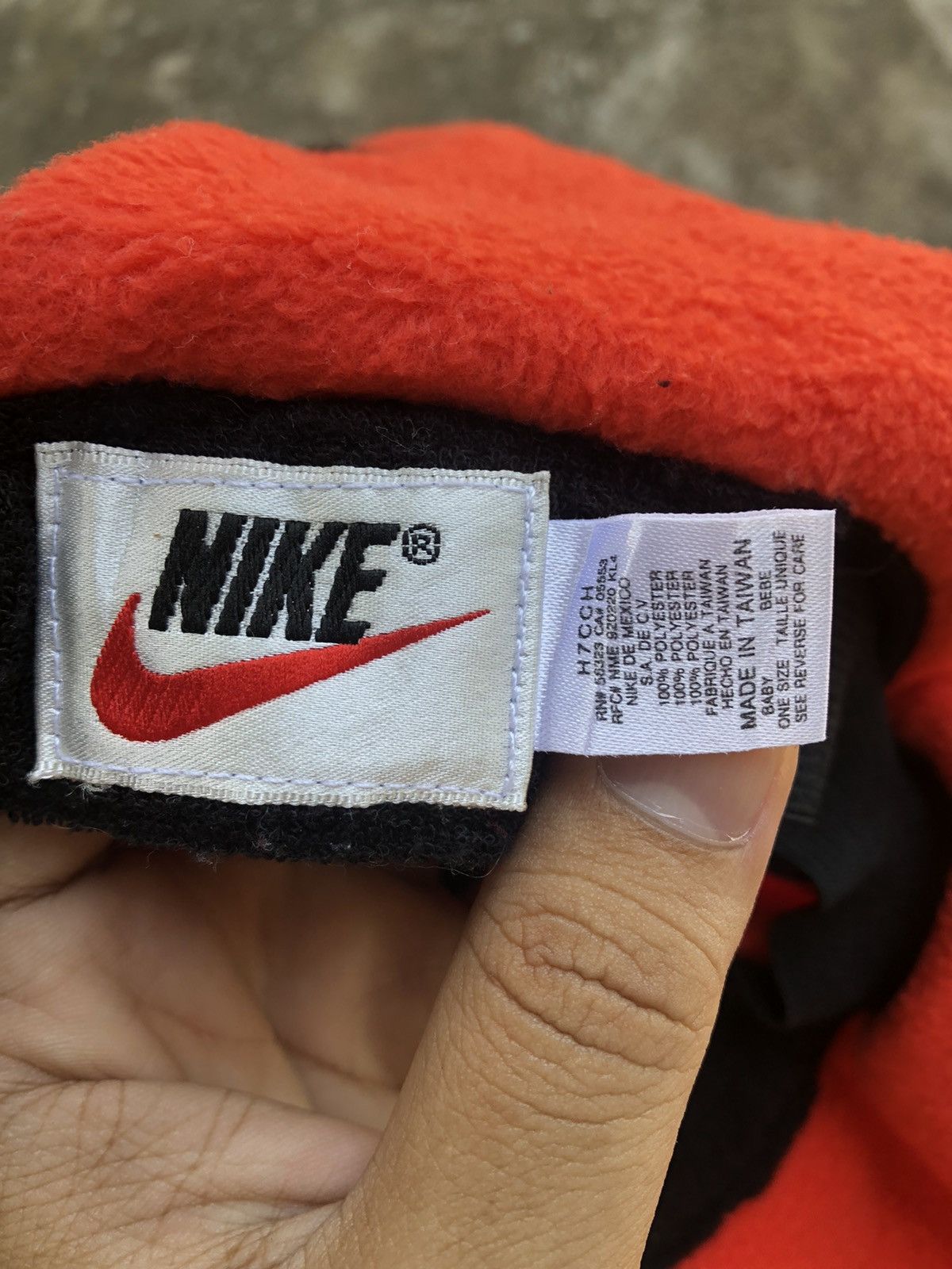 Nike Vintage Nike baby fleece beanie Size ONE SIZE - 4 Thumbnail