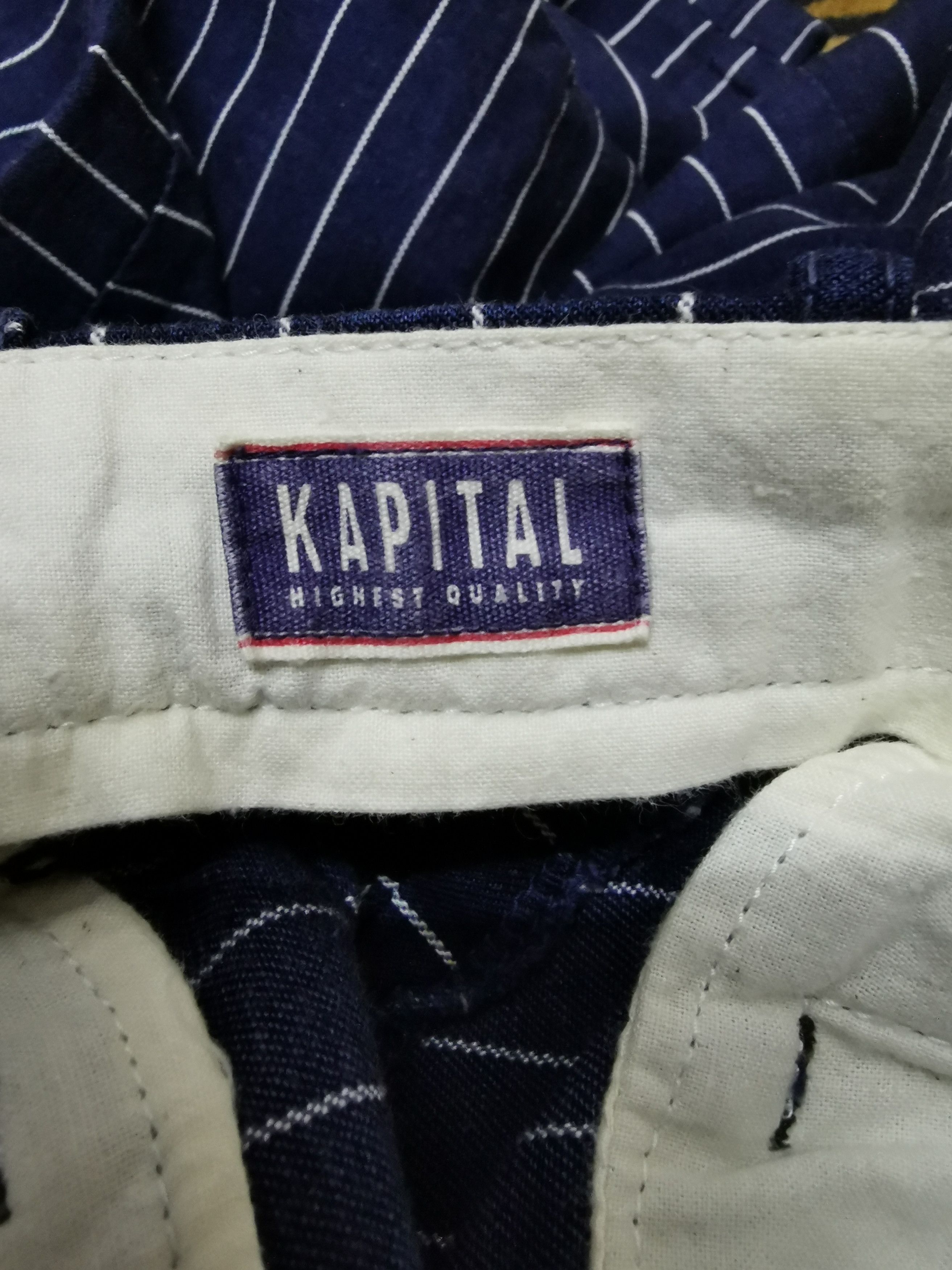 Japanese Brand × Kapital × Vintage Kapital Striped Pants Size US 32 / EU 48 - 3 Thumbnail