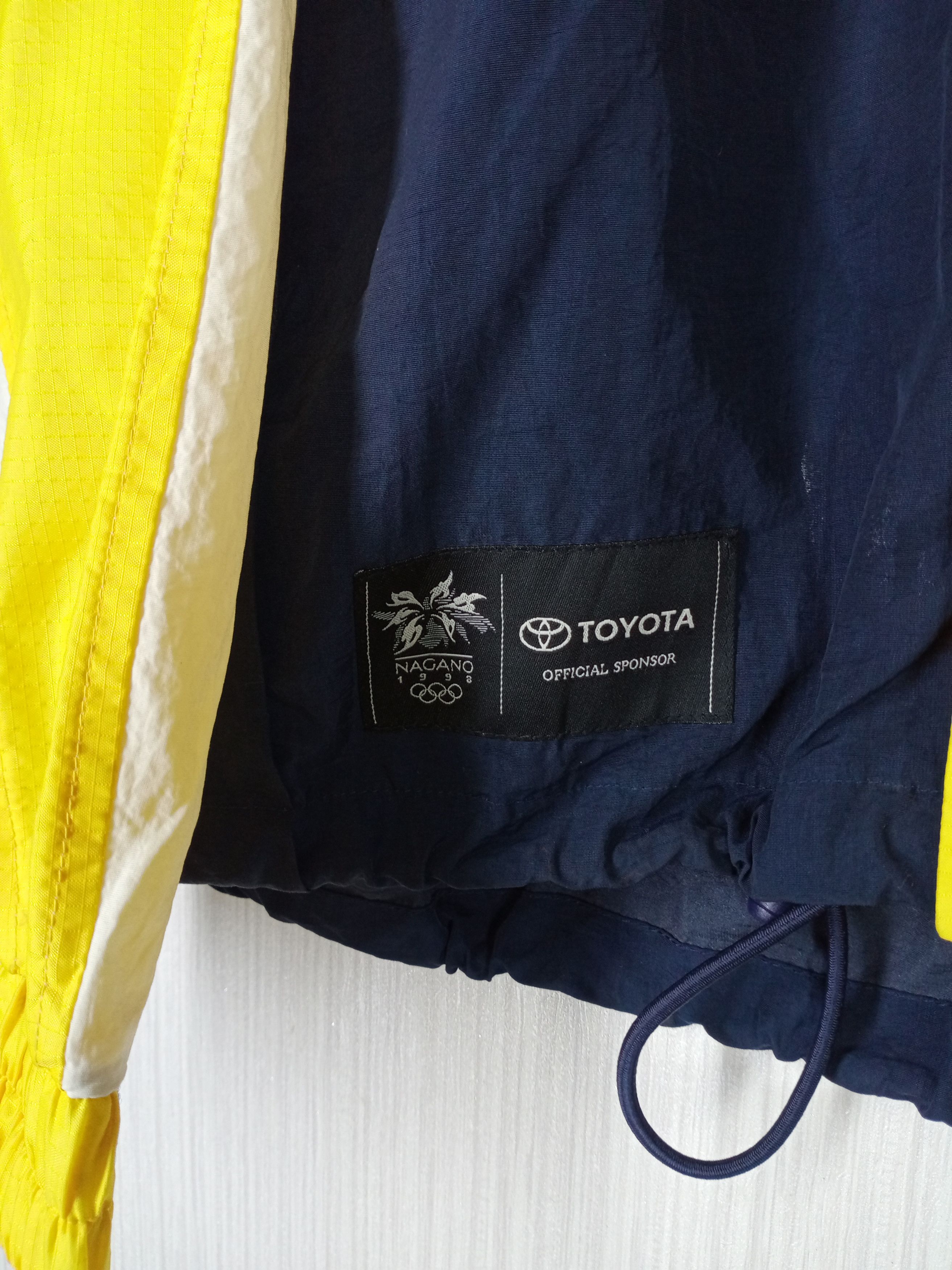 USA Olympics Rare Vintage Nagano 1998 Japan Olympic Toyota Sponsor Jacket Size US XL / EU 56 / 4 - 4 Thumbnail