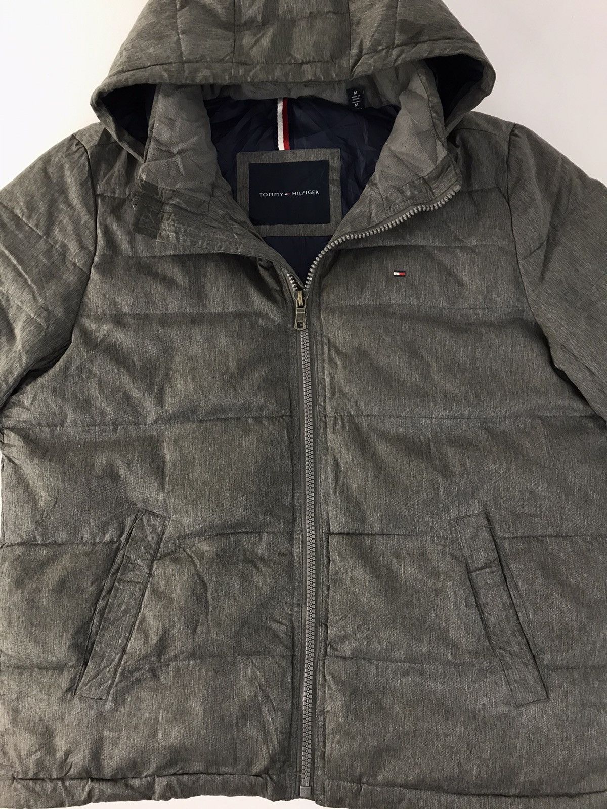 Tommy Hilfiger Tommy Hilfiger Puffer Quilted Jacket Hoodies Zipper Style Size US M / EU 48-50 / 2 - 2 Thumbnail
