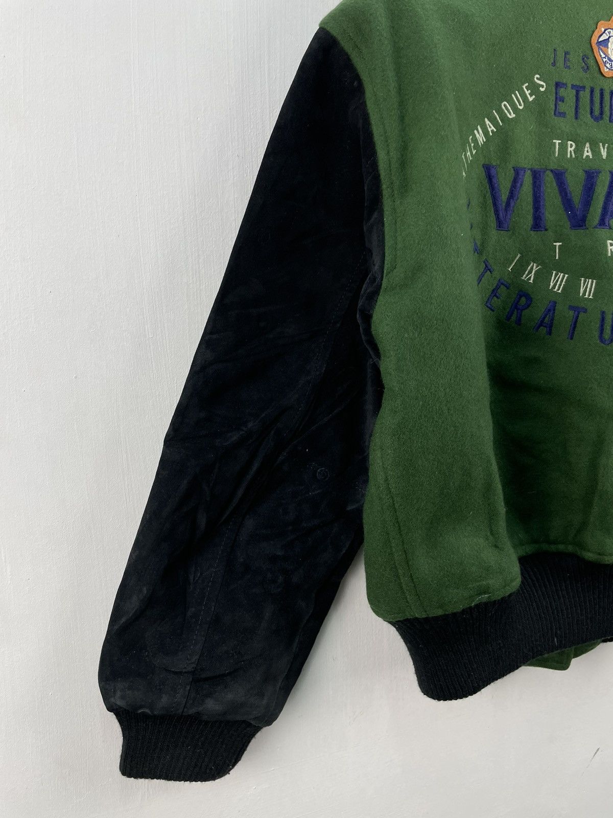 Japanese Brand Vintage 80s Vivayou Varsity Jacket Big Logo Spellout Size US M / EU 48-50 / 2 - 9 Thumbnail