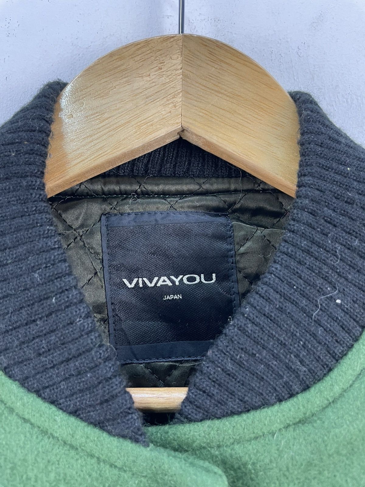 Japanese Brand Vintage 80s Vivayou Varsity Jacket Big Logo Spellout Size US M / EU 48-50 / 2 - 5 Thumbnail