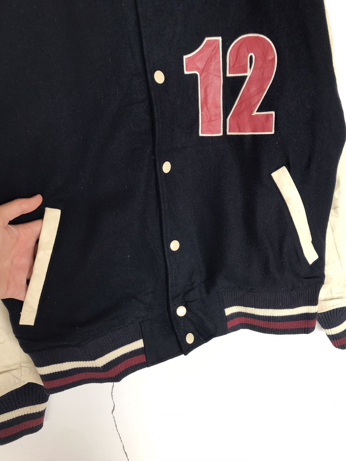 Vintage Vintage Fifa World Cup 2002 Varsity Jacket Leather Size US M / EU 48-50 / 2 - 4 Thumbnail
