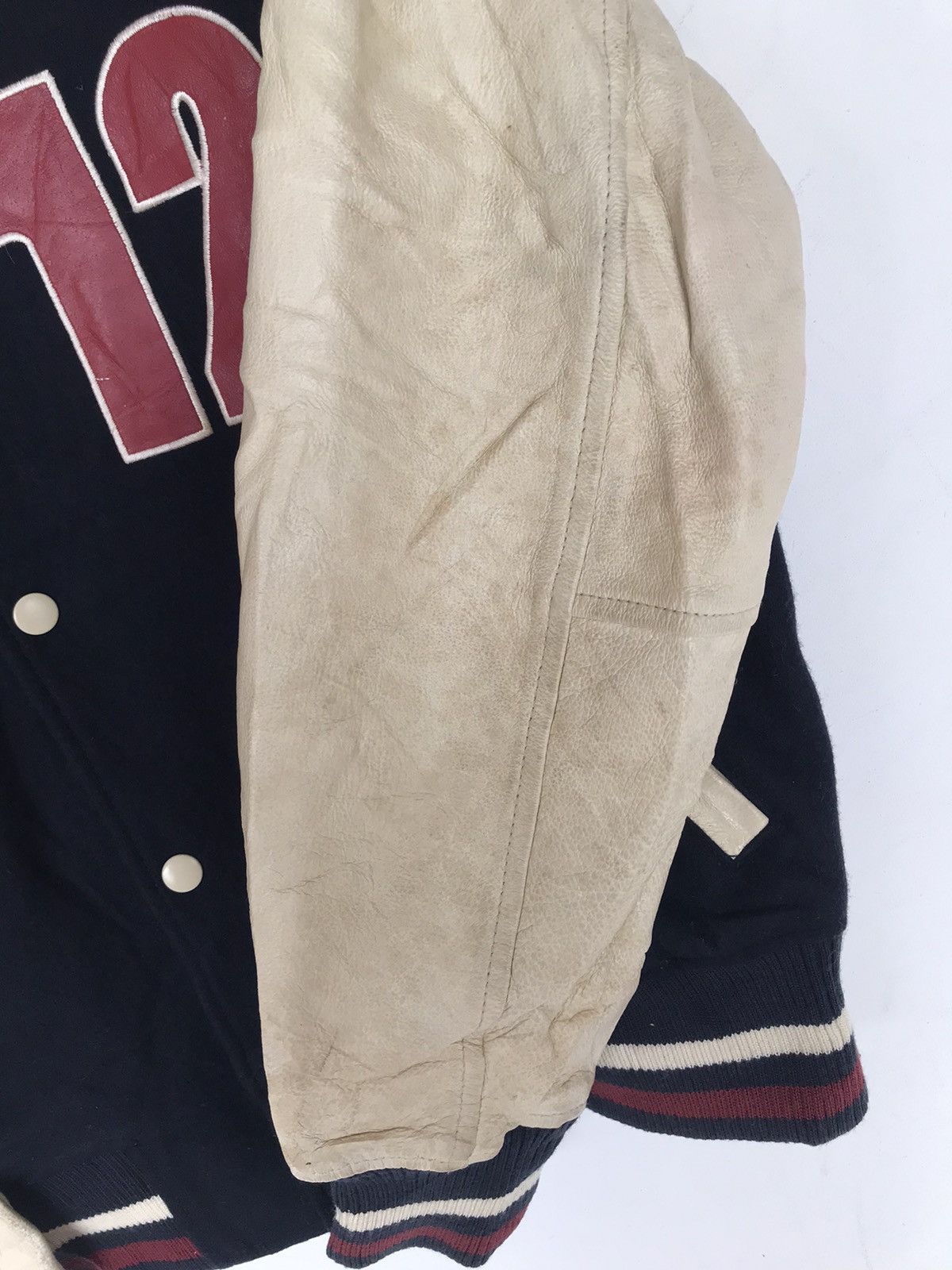 Vintage Vintage Fifa World Cup 2002 Varsity Jacket Leather Size US M / EU 48-50 / 2 - 6 Thumbnail