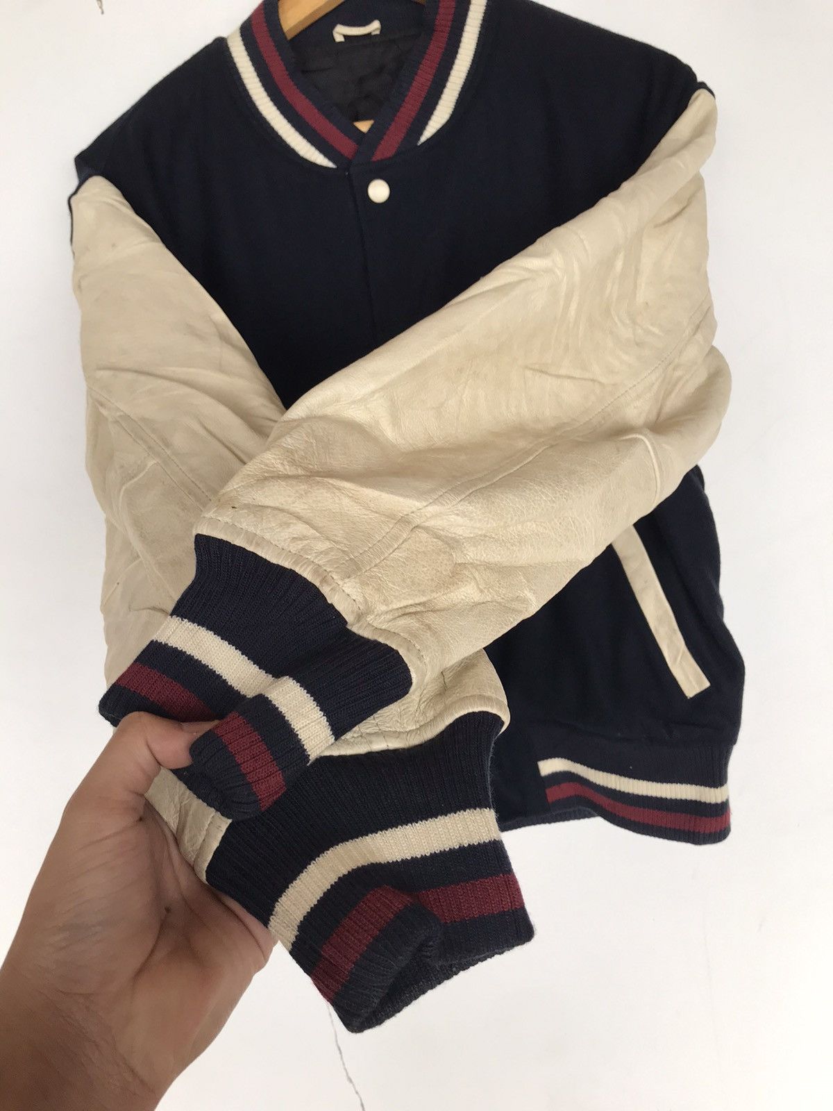 Vintage Vintage Fifa World Cup 2002 Varsity Jacket Leather Size US M / EU 48-50 / 2 - 5 Thumbnail