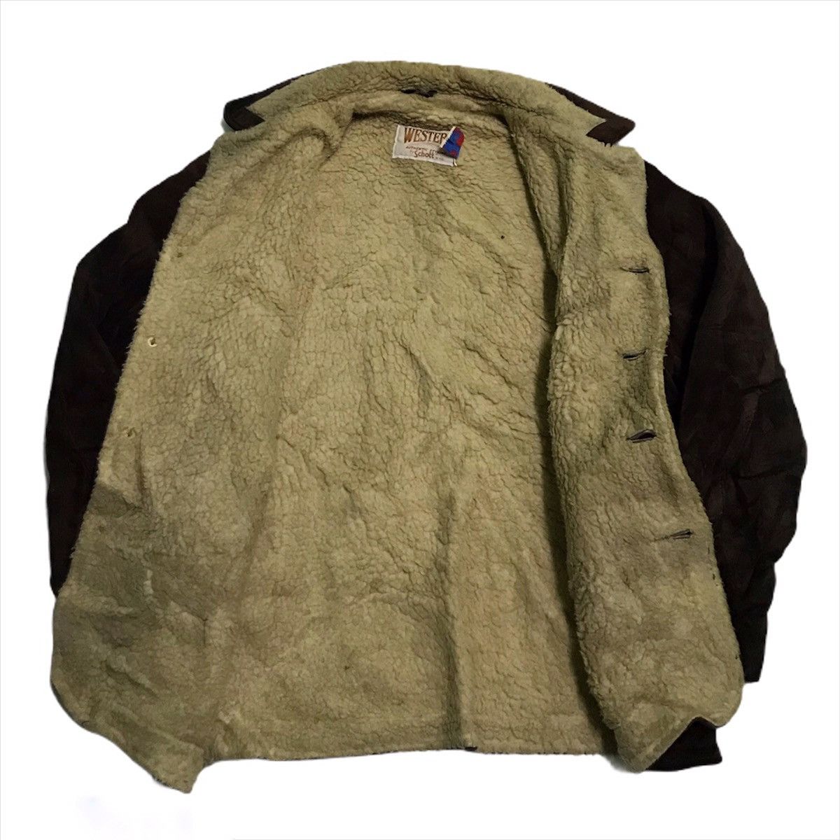 Schott Vintage Schott sherpa leather western jacket Size US L / EU 52-54 / 3 - 5 Thumbnail