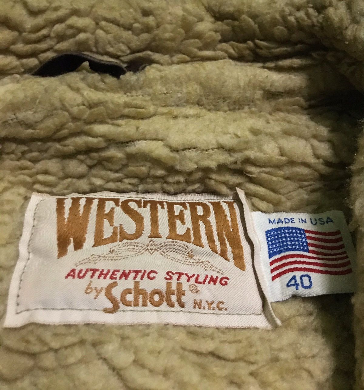 Schott Vintage Schott sherpa leather western jacket Size US L / EU 52-54 / 3 - 2 Thumbnail