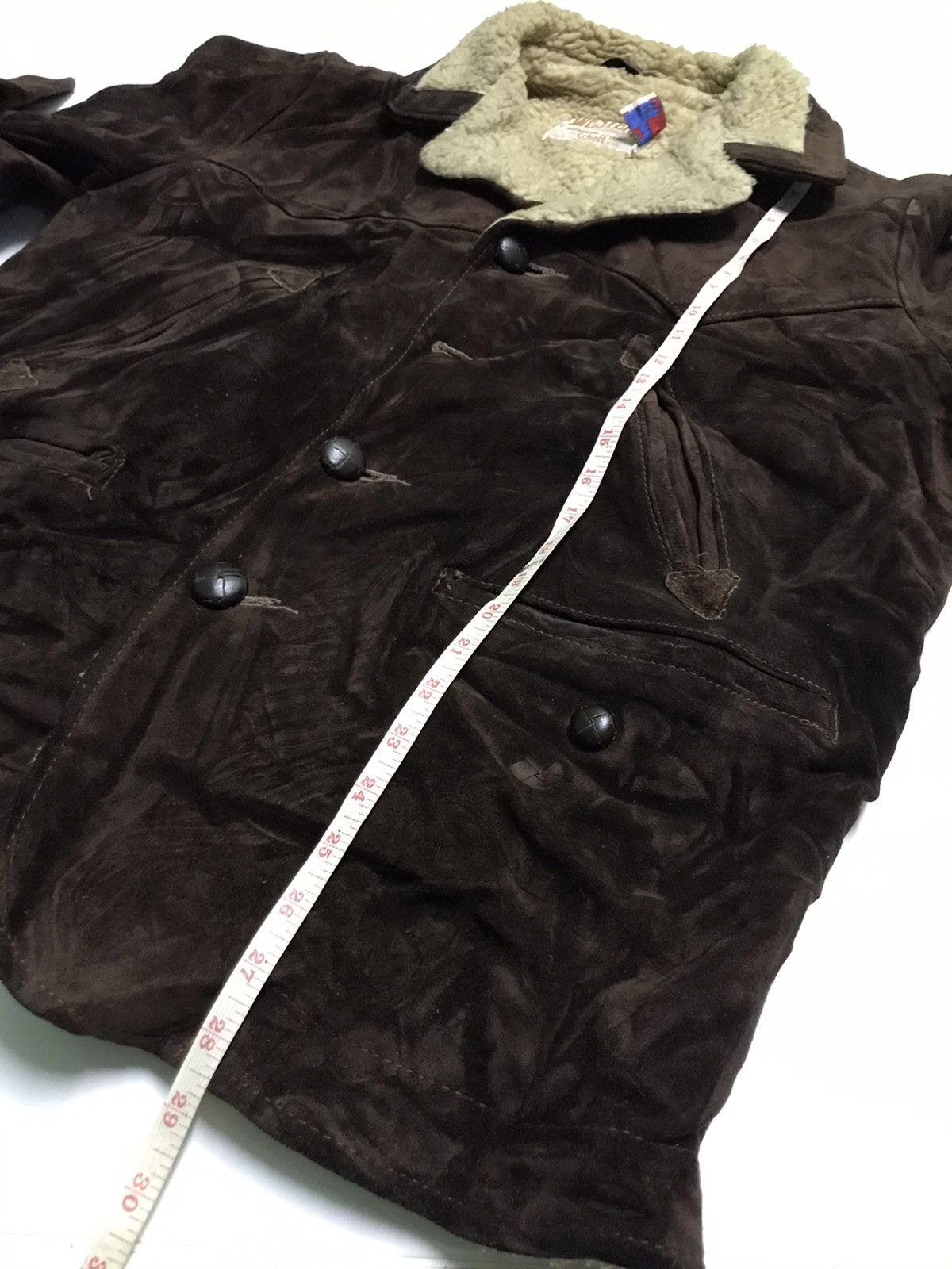 Schott Vintage Schott sherpa leather western jacket Size US L / EU 52-54 / 3 - 8 Thumbnail