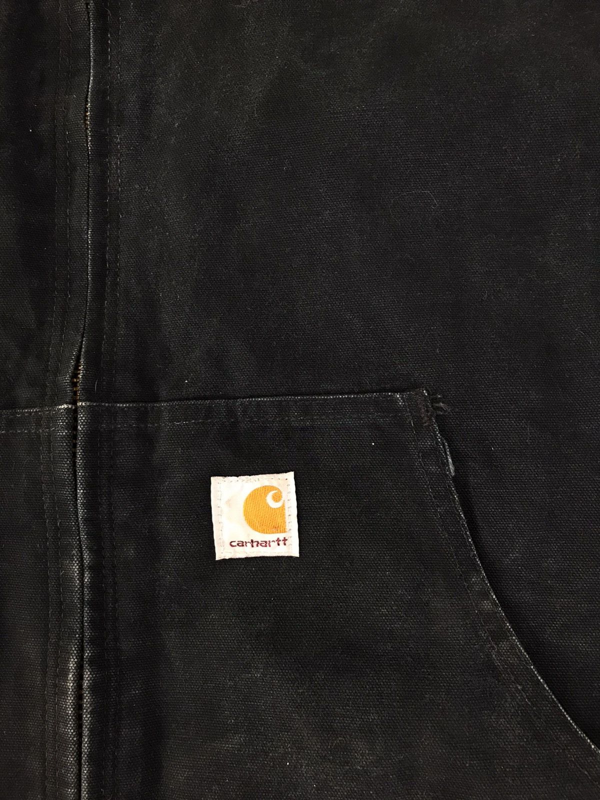 Carhartt Carhartt Loose Black Washed Insulated Thick Jacket Hoodies Size US XXL / EU 58 / 5 - 4 Thumbnail