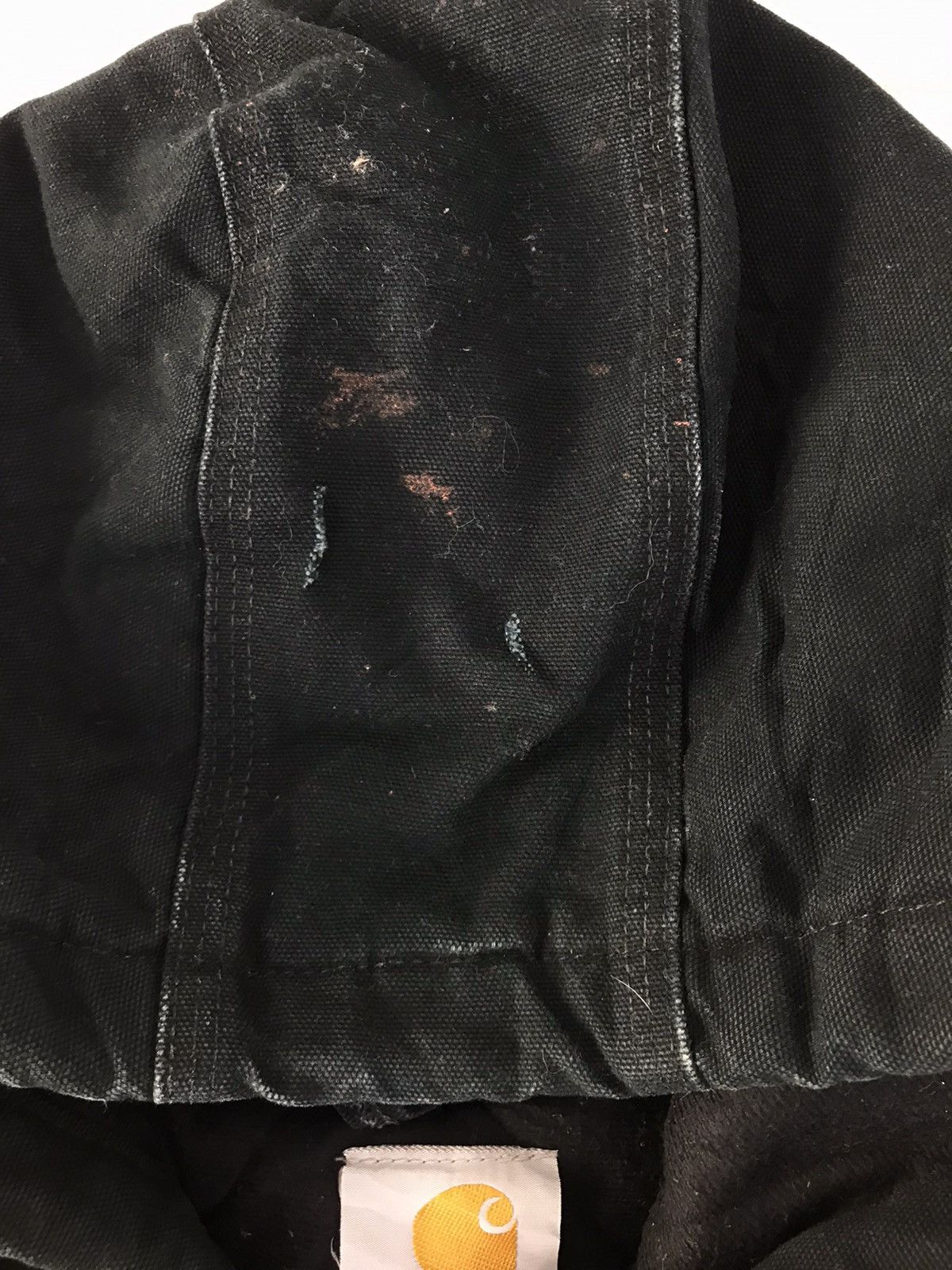 Carhartt Carhartt Loose Black Washed Insulated Thick Jacket Hoodies Size US XXL / EU 58 / 5 - 15 Thumbnail