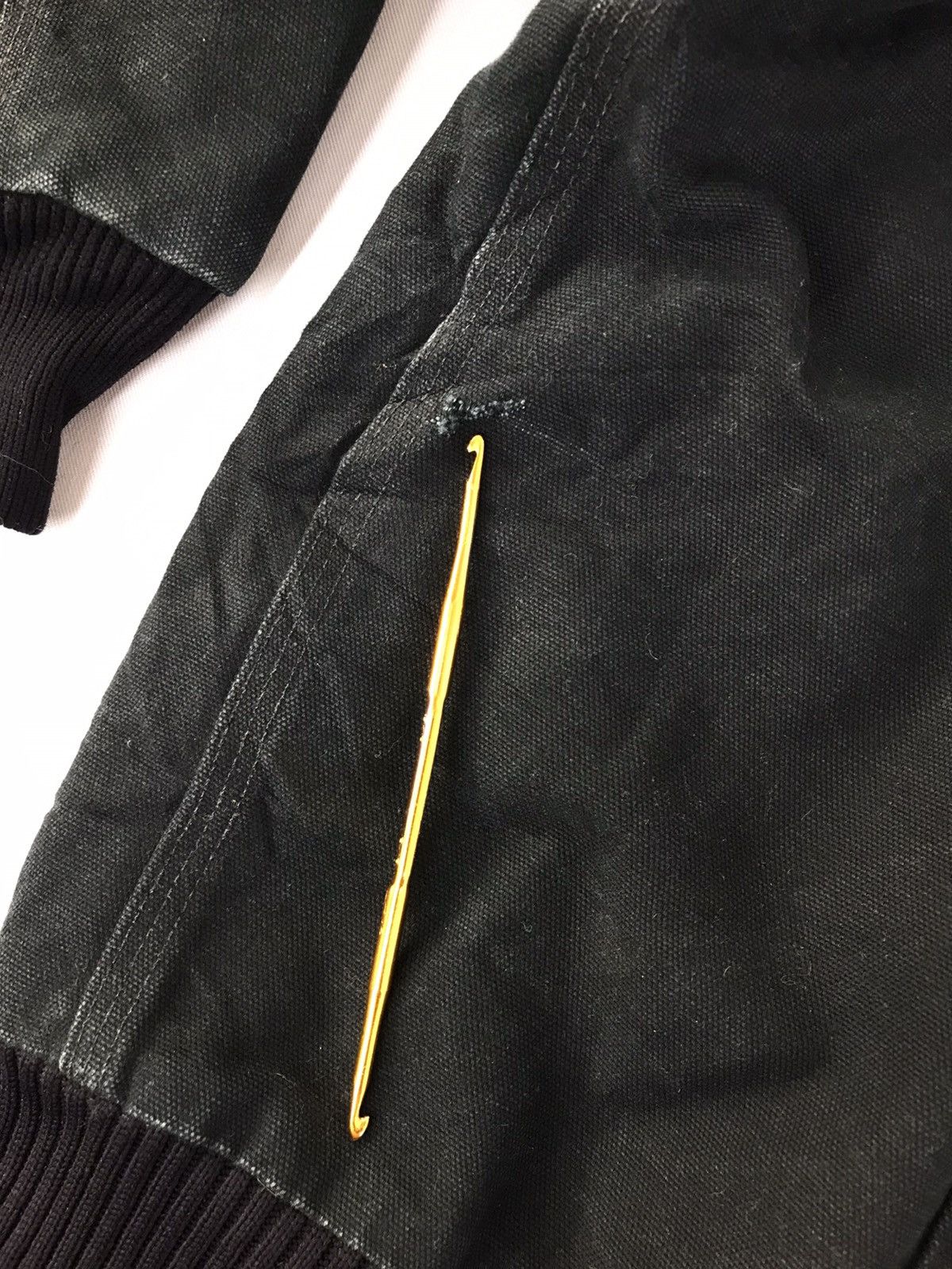 Carhartt Carhartt Loose Black Washed Insulated Thick Jacket Hoodies Size US XXL / EU 58 / 5 - 16 Thumbnail