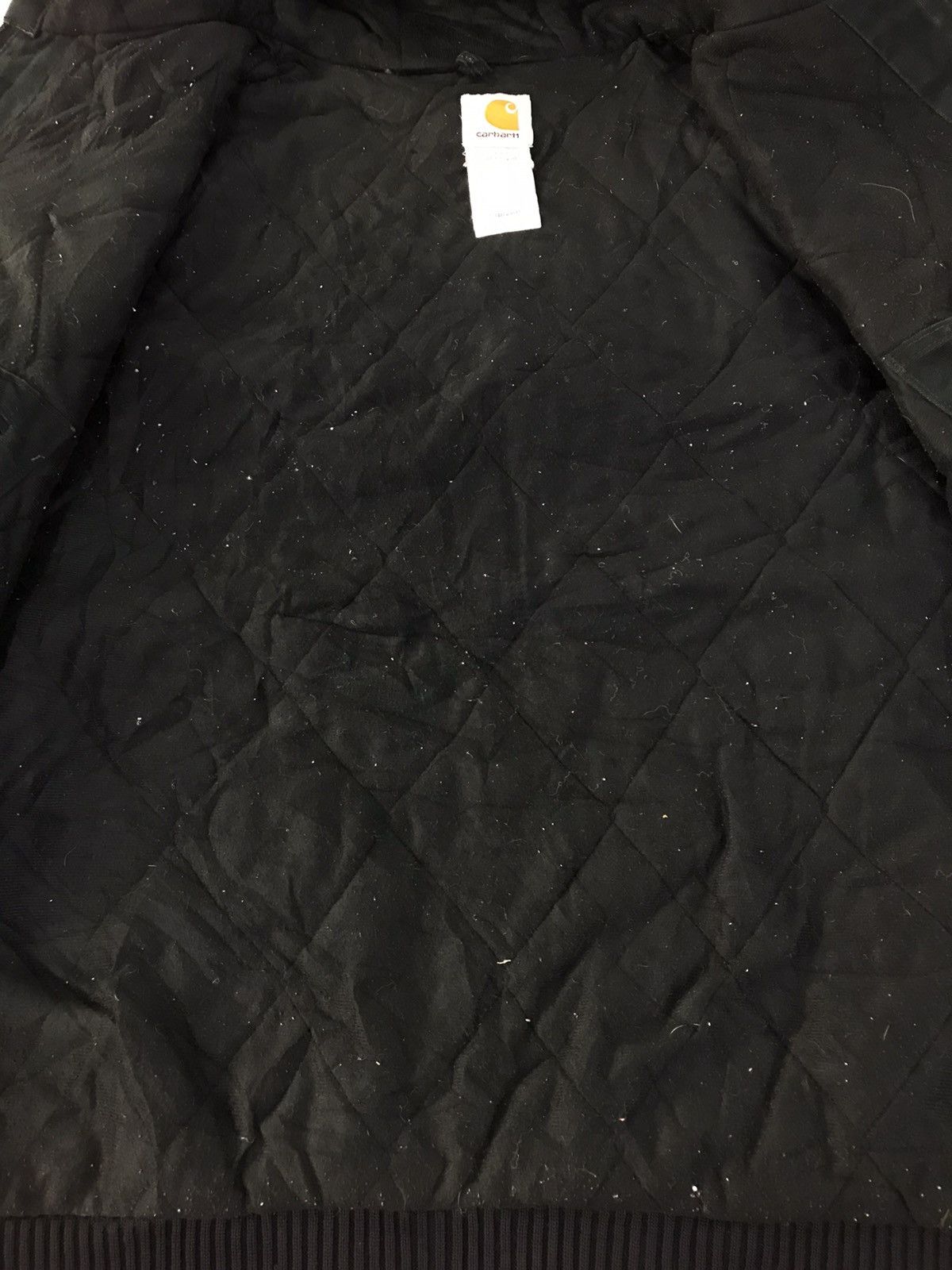 Carhartt Carhartt Loose Black Washed Insulated Thick Jacket Hoodies Size US XXL / EU 58 / 5 - 6 Thumbnail