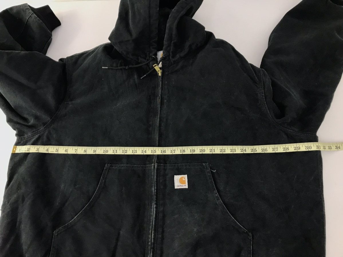 Carhartt Carhartt Loose Black Washed Insulated Thick Jacket Hoodies Size US XXL / EU 58 / 5 - 10 Thumbnail