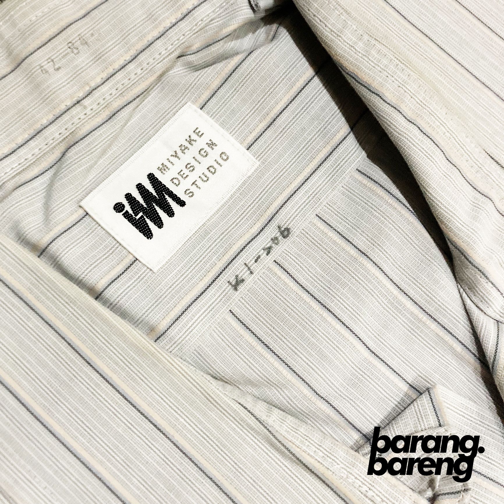Issey Miyake × Japanese Brand × Vintage ISSEY MIYAKE DESIGN STUDIO REWORKED TRAINSPOTTING VINTAGE Size US XL / EU 56 / 4 - 3 Thumbnail