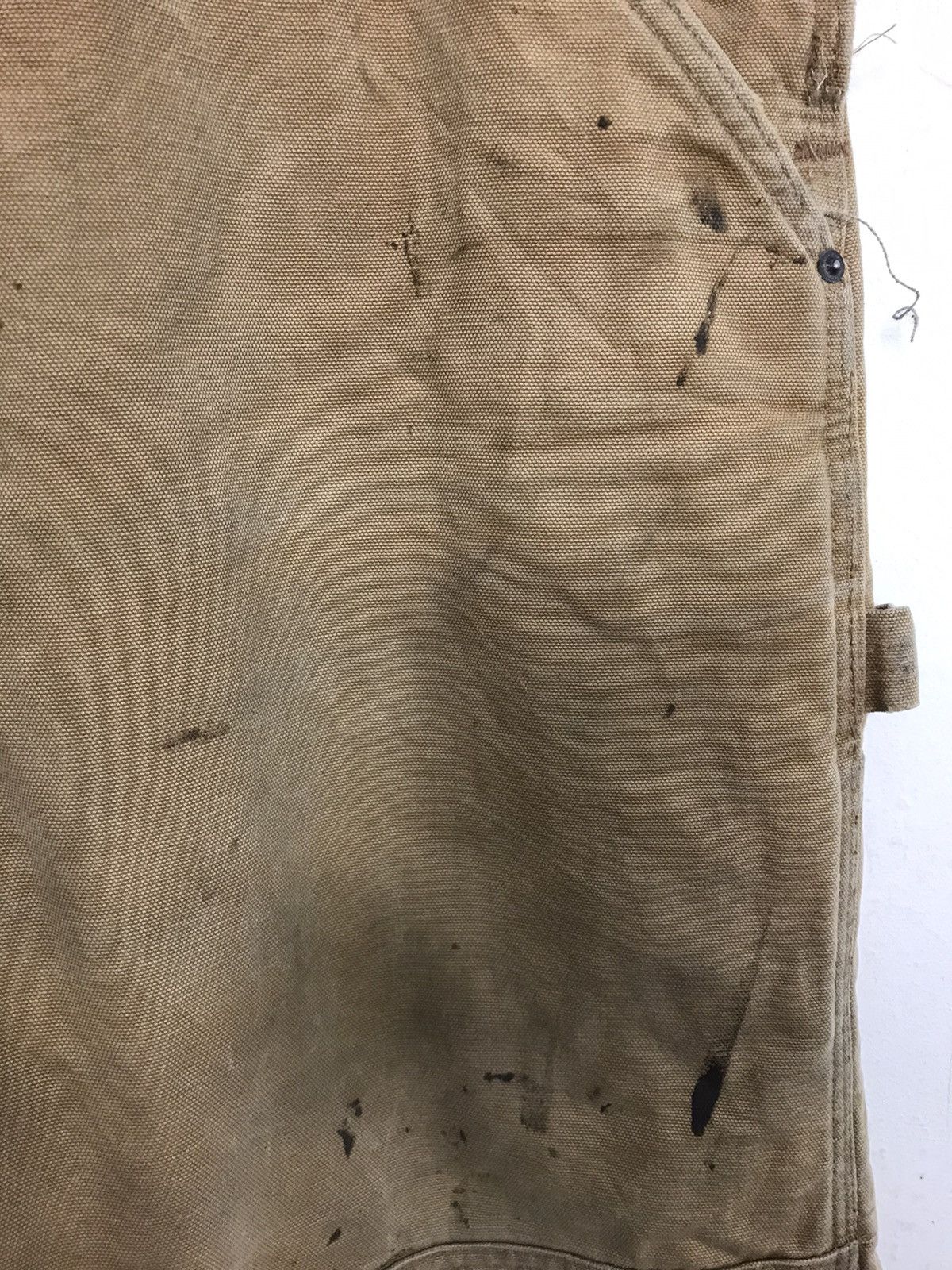 Carhartt 90s Distressed Carhartt Bib Dungaree Overall Carpenter Pant Size US 40 / EU 56 - 18 Thumbnail