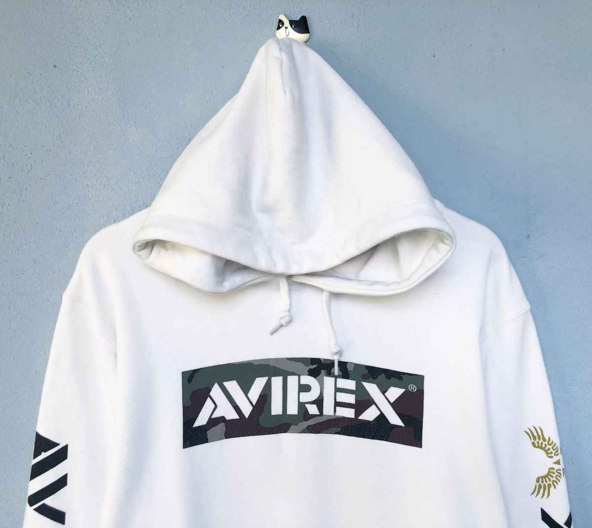 Avirex Rare Avirex Camo Hoodies Sweatshirt Size US L / EU 52-54 / 3 - 2 Thumbnail