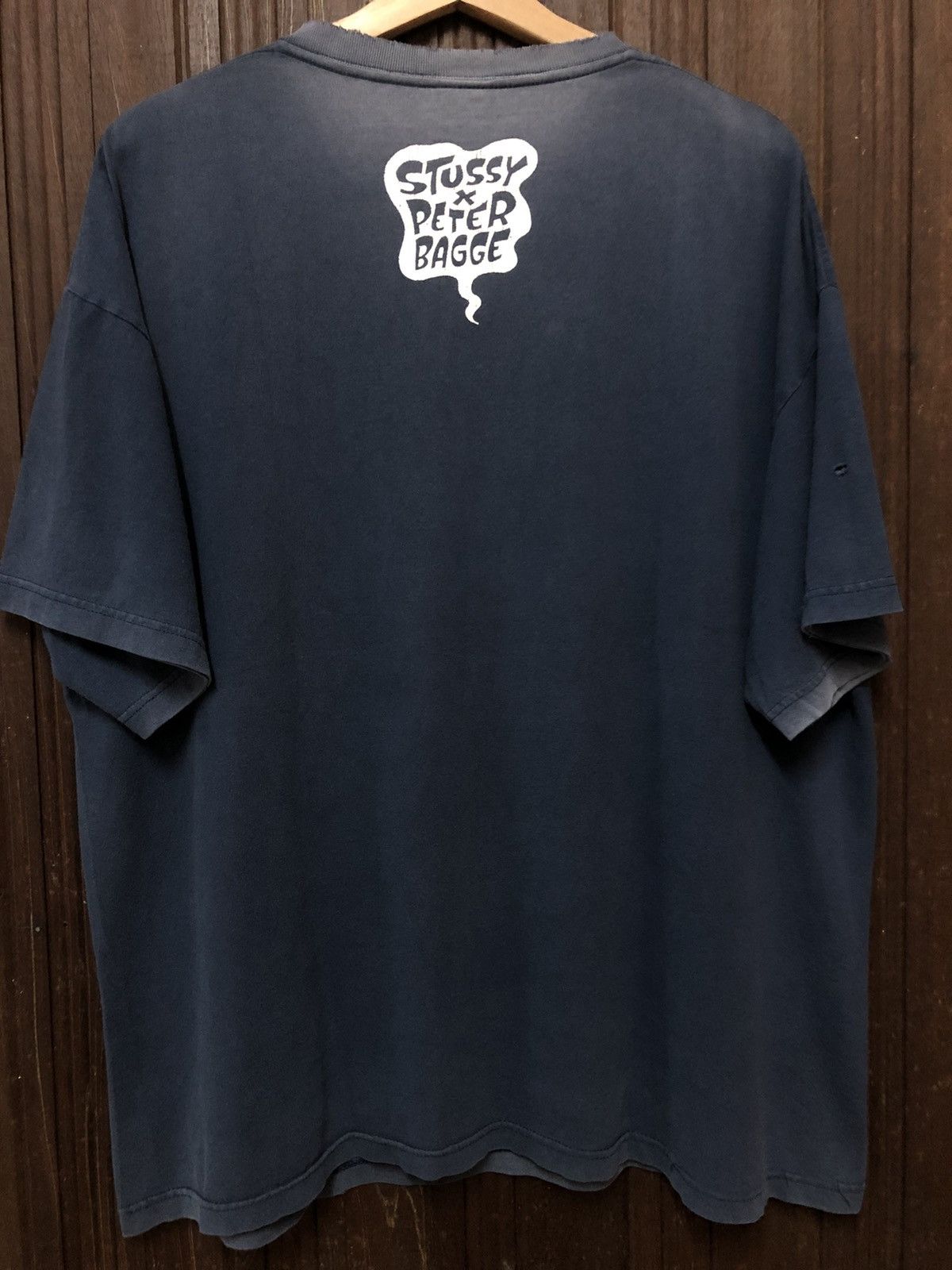 Stussy × Vintage Distress! Vintage Stussy X Peter Bagge Big Print Tee Shirt Size US XL / EU 56 / 4 - 11 Thumbnail