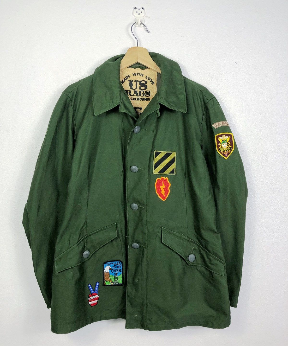 Military Rare US Rags California Parka with Patches | Grailed