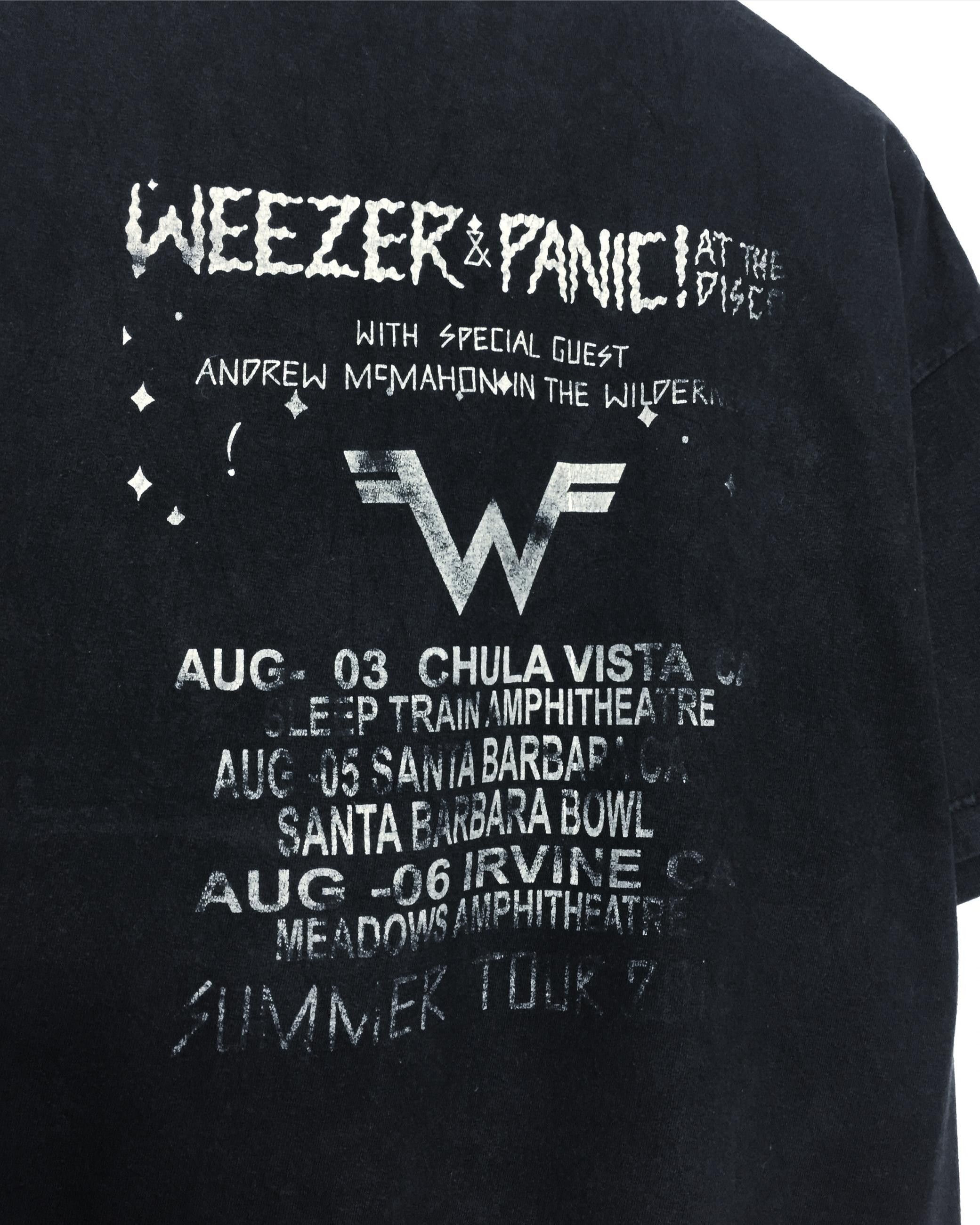 Band Tees Rare Panic At The Disco X Weezer US Tour 2016 Band Tees Size US XL / EU 56 / 4 - 8 Thumbnail