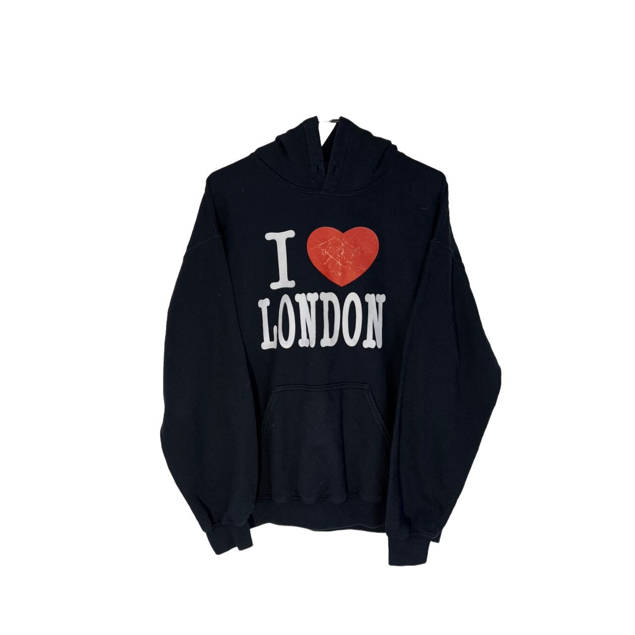 Vintage I love london hoodie vintage 90s retro Y2k Size US L / EU 52-54 / 3 - 3 Thumbnail