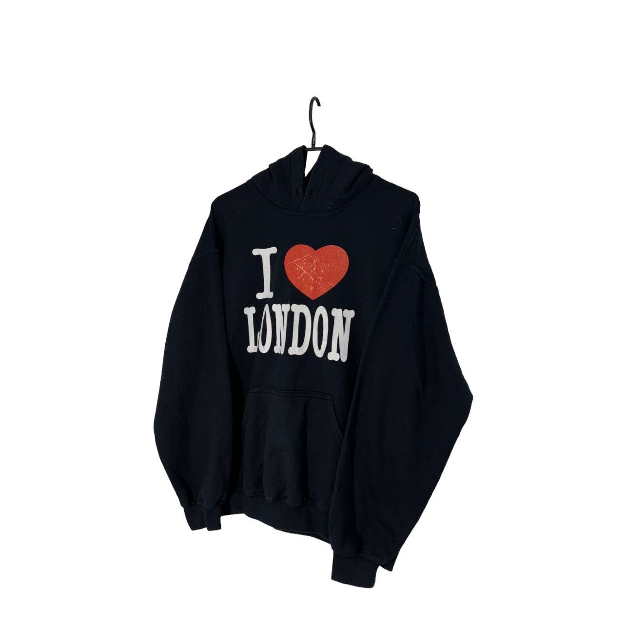 Vintage I love london hoodie vintage 90s retro Y2k Size US L / EU 52-54 / 3 - 2 Thumbnail