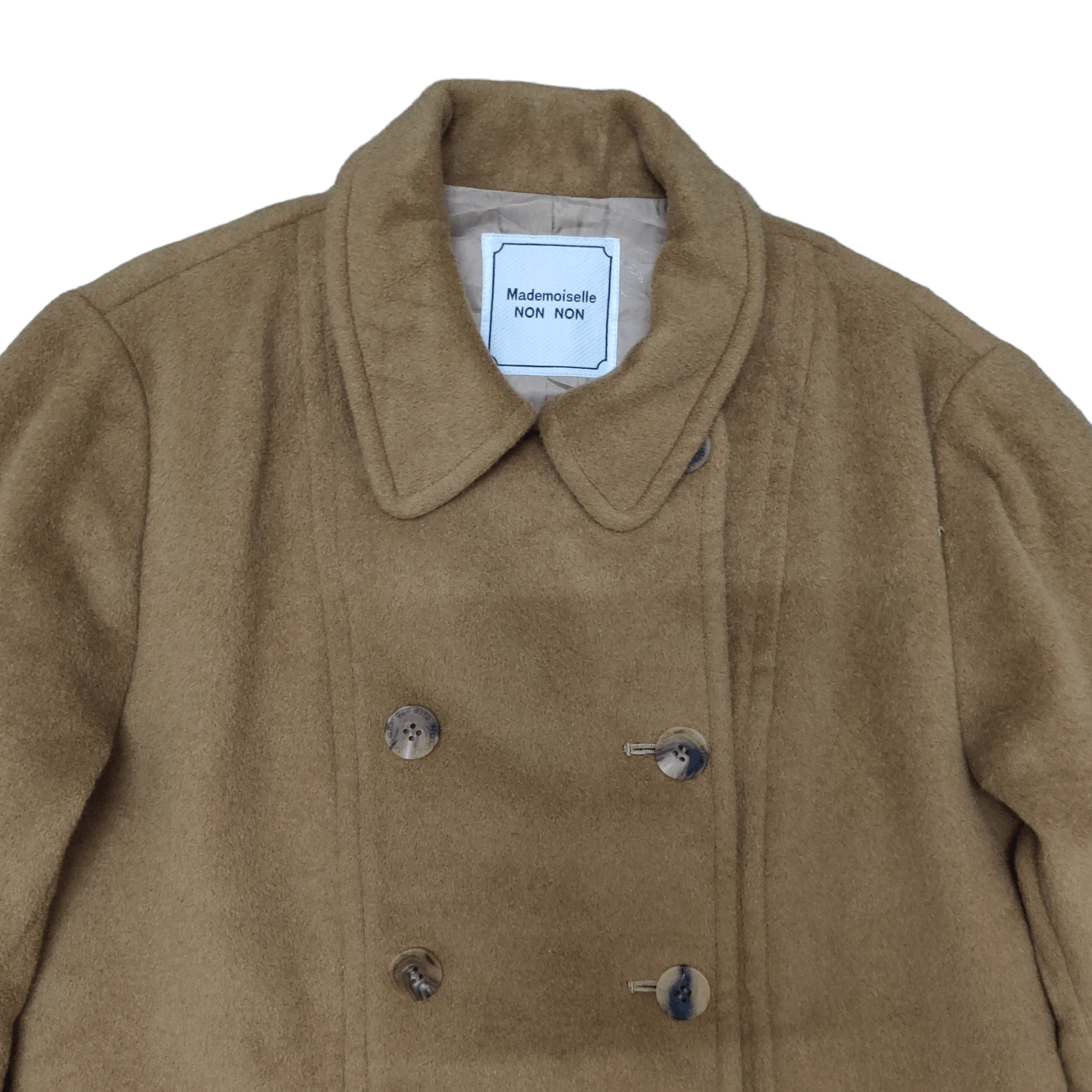 Mademoiselle Non Non Mademoiselle Non Non Double Breasted Wool Coat Size M / US 6-8 / IT 42-44 - 2 Thumbnail