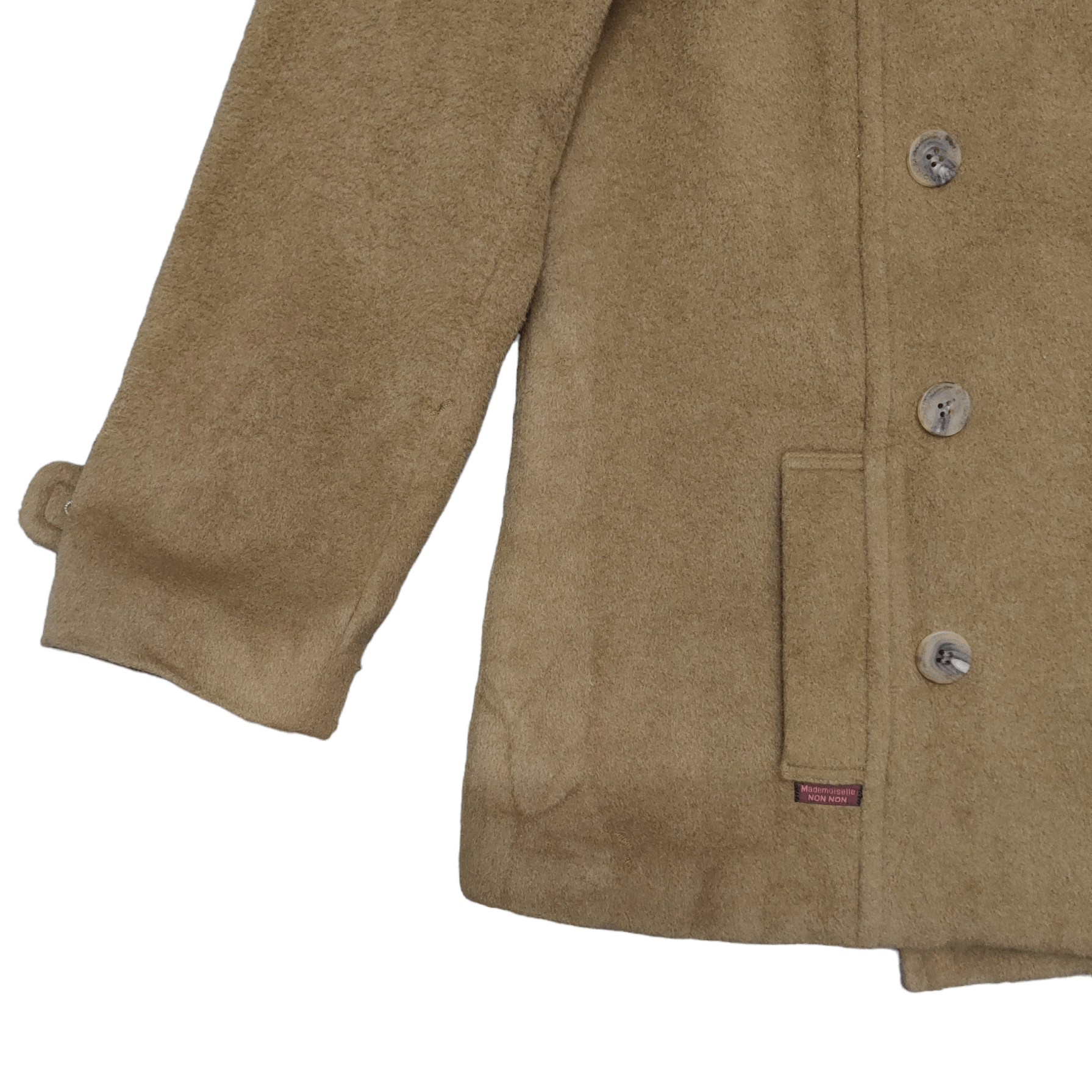 Mademoiselle Non Non Mademoiselle Non Non Double Breasted Wool Coat Size M / US 6-8 / IT 42-44 - 3 Thumbnail