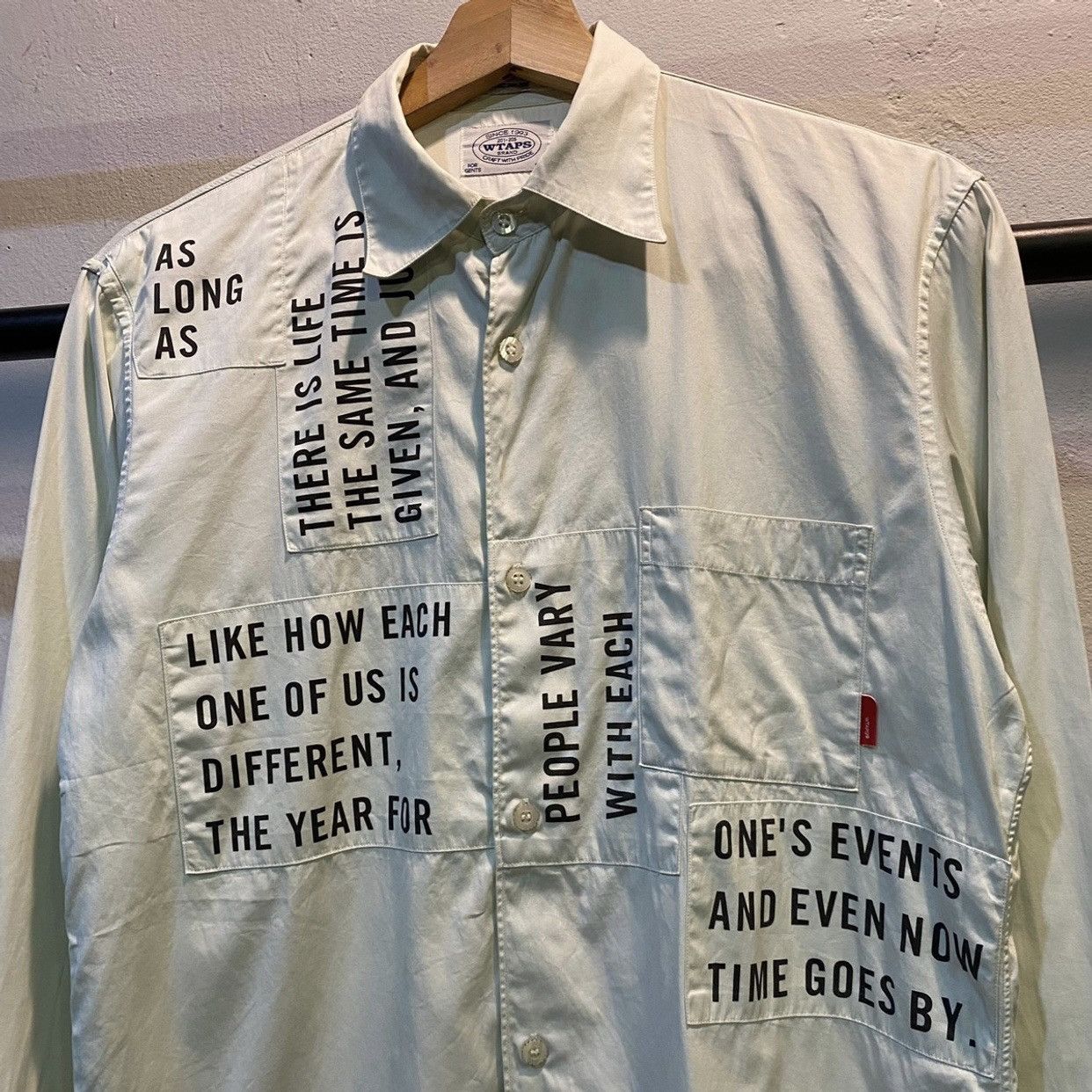Wtaps VINTAGE 2004 WTAPS WAY OF LIFE LONG SLEEVE Shirts Size US M / EU 48-50 / 2 - 3 Thumbnail