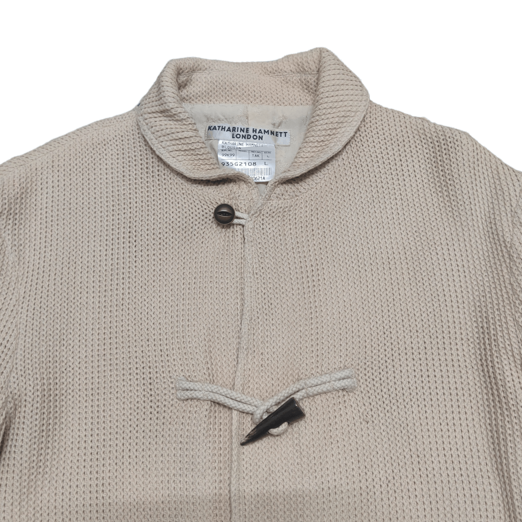 Katharine Hamnett London Katharine Hamnett London Blouson Duffle Coat Knit Jacket Size US L / EU 52-54 / 3 - 2 Thumbnail