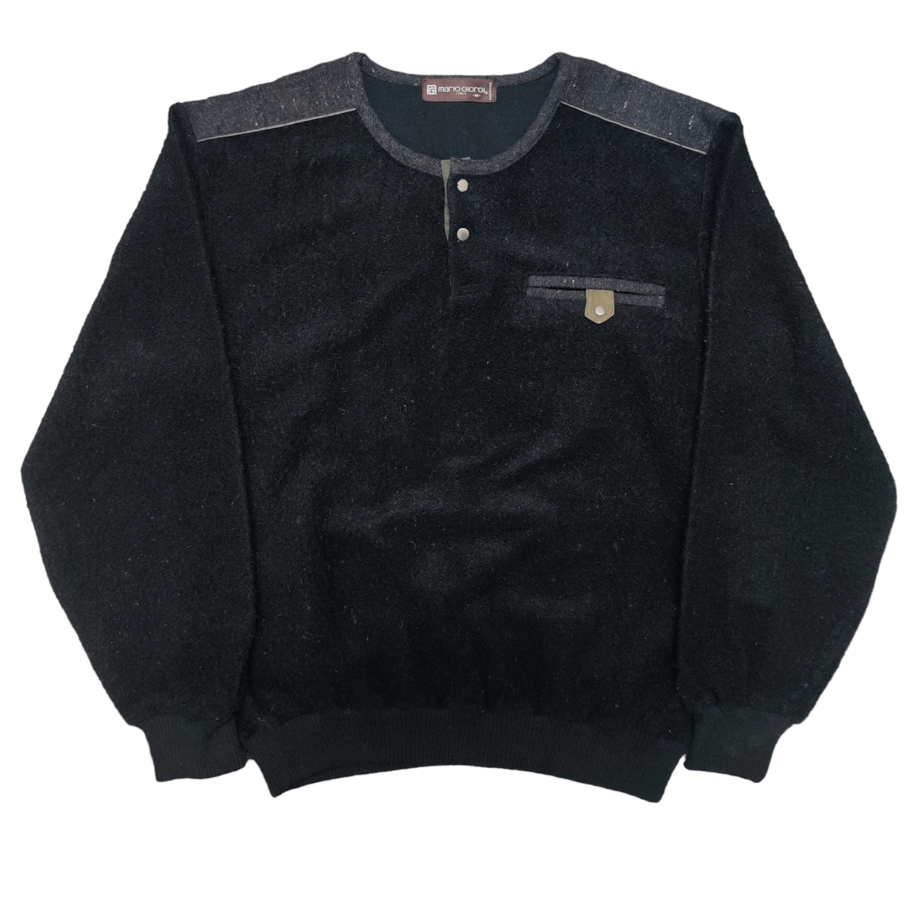 image of Vintage Mario Giorgi Italy Single Pocket Made In Japan in Black, Men's (Size Medium)