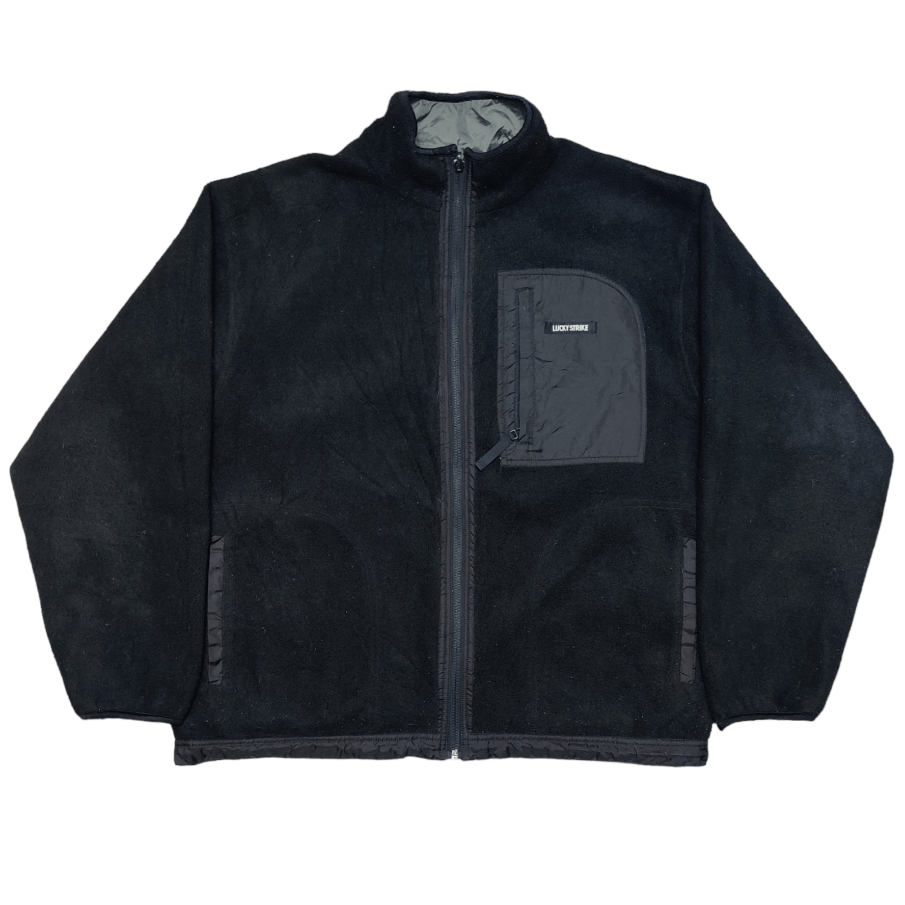 Japanese Brand Vintage Lucky Strike Racing Jacket Reversible Size US L / EU 52-54 / 3 - 1 Thumbnail