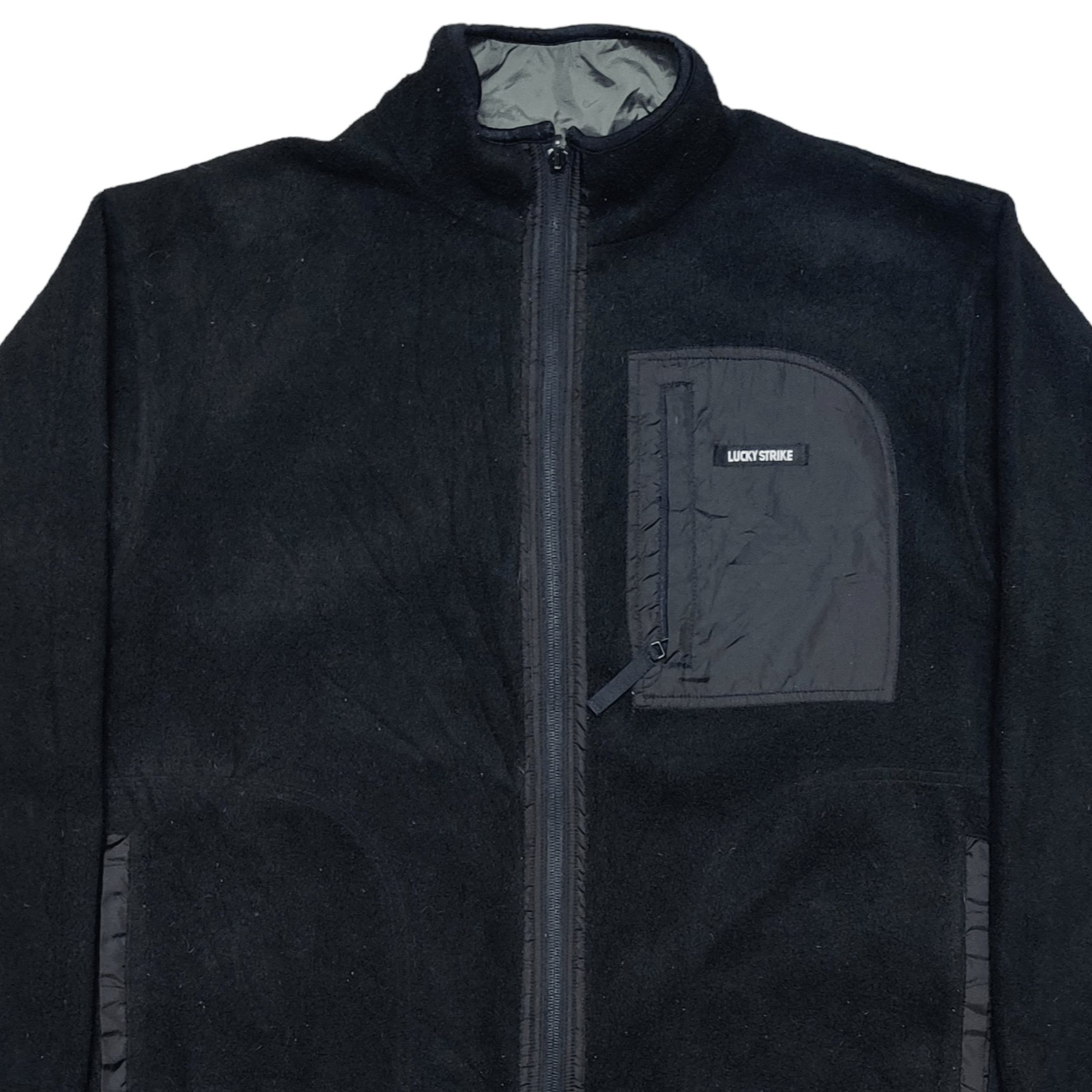 Japanese Brand Vintage Lucky Strike Racing Jacket Reversible Size US L / EU 52-54 / 3 - 2 Thumbnail