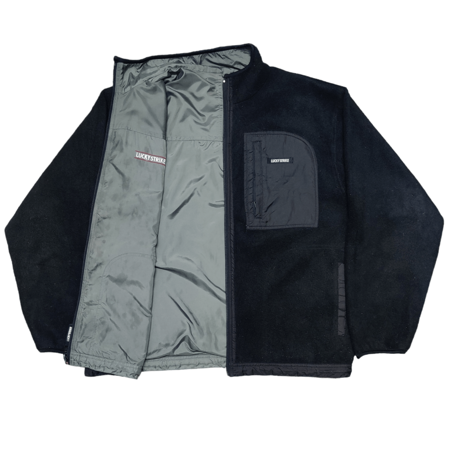 Japanese Brand Vintage Lucky Strike Racing Jacket Reversible Size US L / EU 52-54 / 3 - 7 Thumbnail