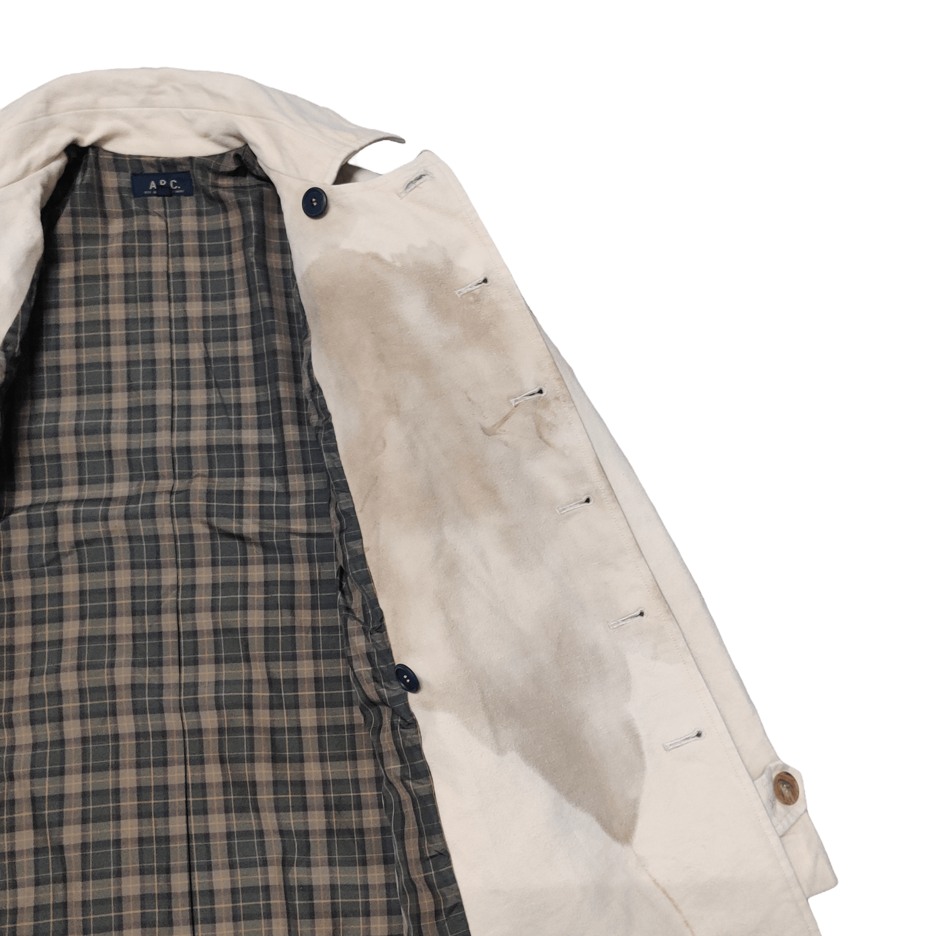 A.P.C. A.P.C. Rue De Fleurus Paris Double Breasted Long Coat Size US S / EU 44-46 / 1 - 8 Thumbnail