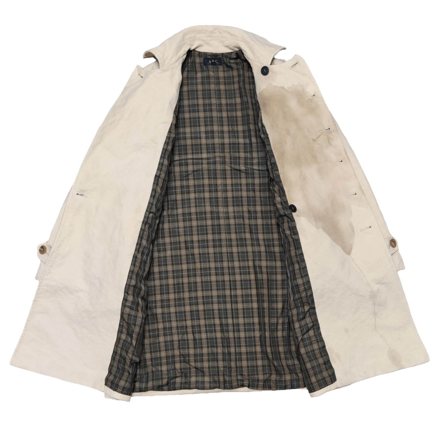 A.P.C. A.P.C. Rue De Fleurus Paris Double Breasted Long Coat Size US S / EU 44-46 / 1 - 7 Thumbnail