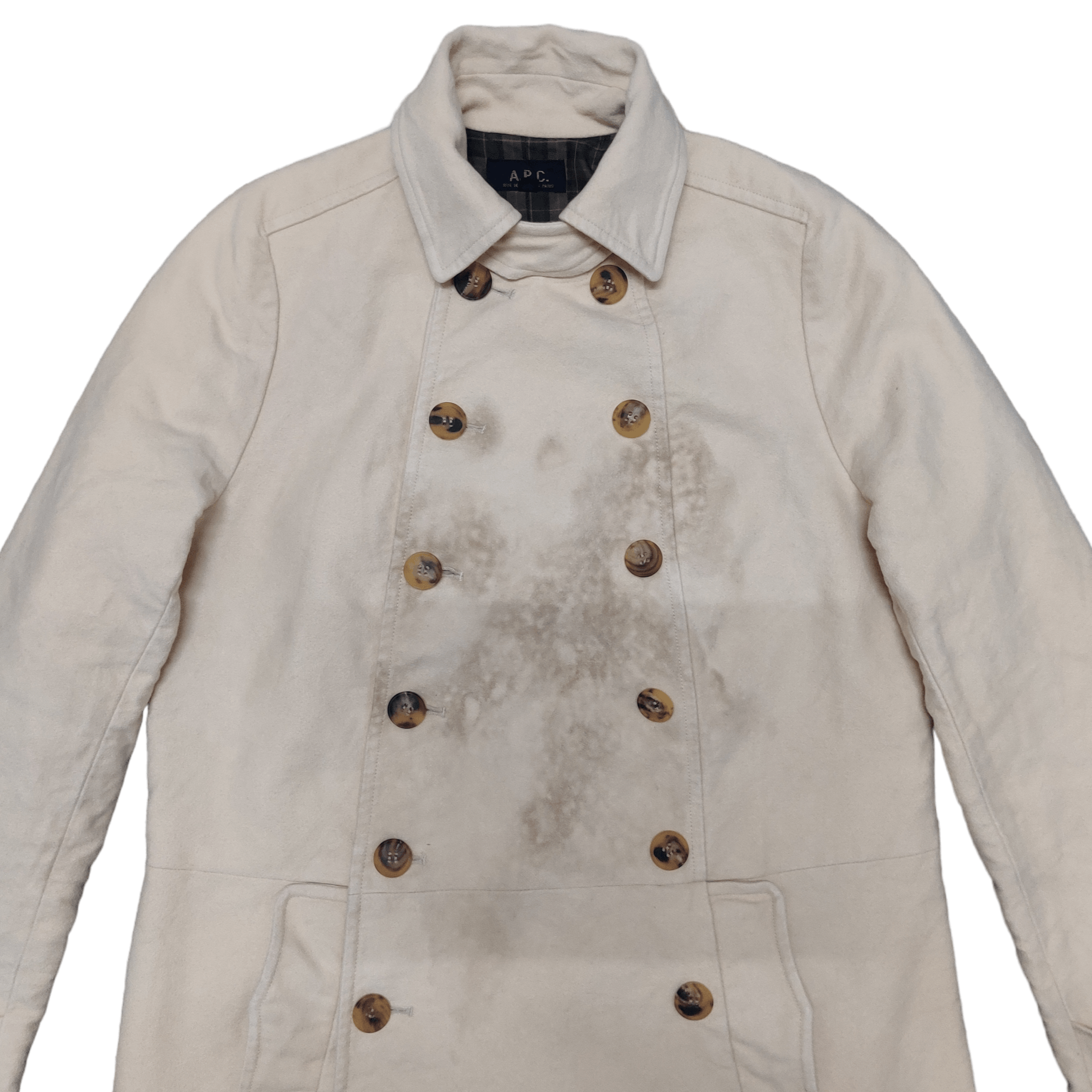 A.P.C. A.P.C. Rue De Fleurus Paris Double Breasted Long Coat Size US S / EU 44-46 / 1 - 2 Thumbnail