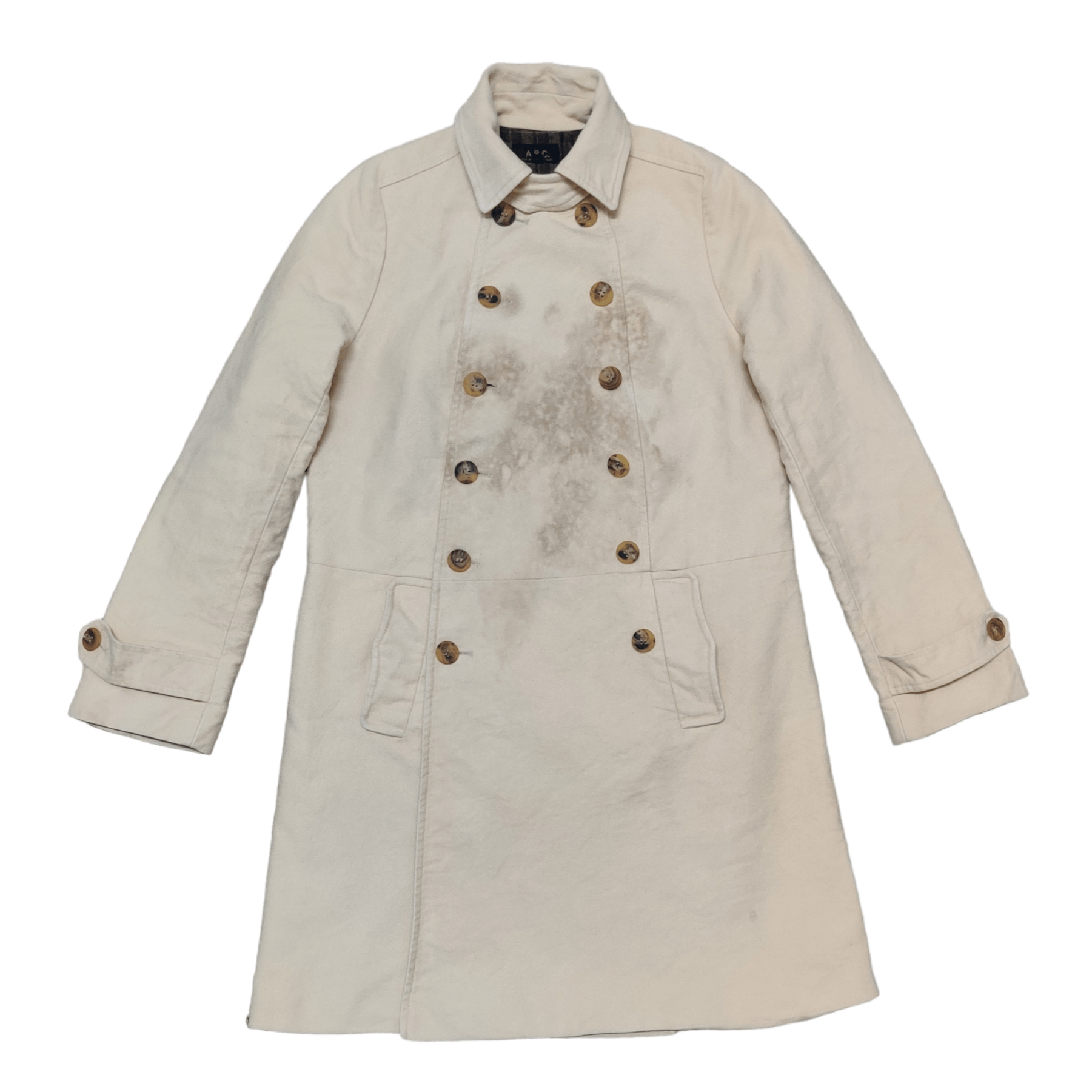 A.P.C. A.P.C. Rue De Fleurus Paris Double Breasted Long Coat Size US S / EU 44-46 / 1 - 1 Thumbnail
