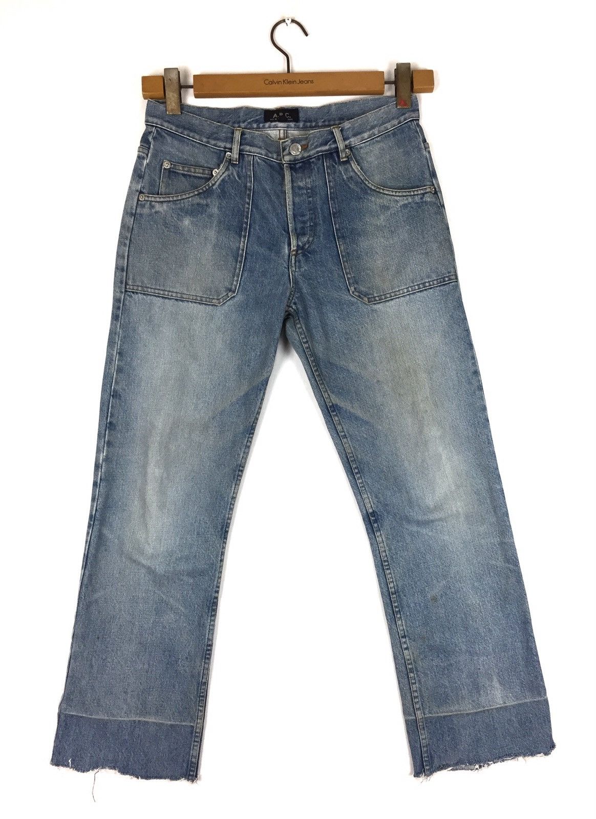 A.P.C. Vintage APC Distressed Denim Bush Pants Size US 32 / EU 48 - 1 Thumbnail