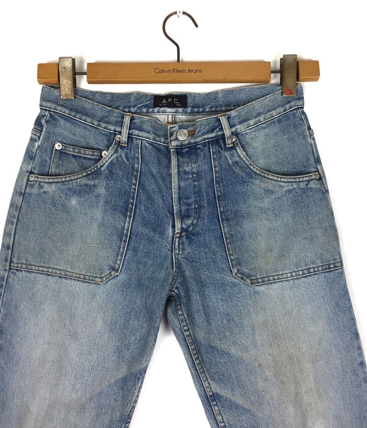 A.P.C. Vintage APC Distressed Denim Bush Pants Size US 32 / EU 48 - 3 Thumbnail