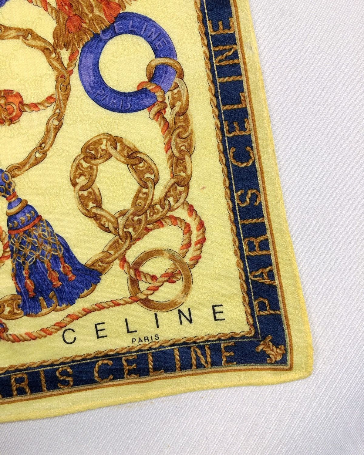 Celine Rare Vintage Celine Paris Hanky Scarf Size ONE SIZE - 3 Thumbnail