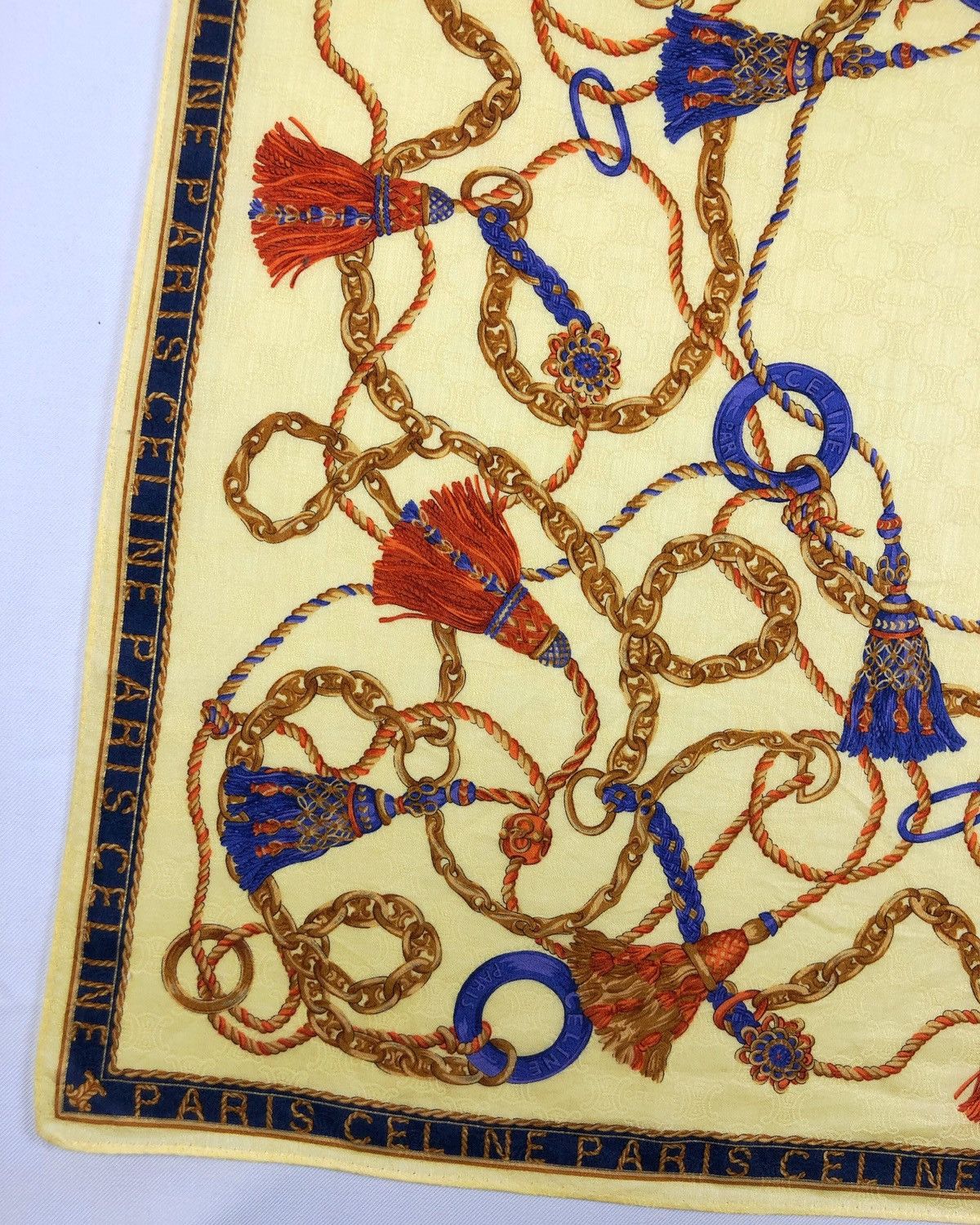 Celine Rare Vintage Celine Paris Hanky Scarf Size ONE SIZE - 4 Thumbnail