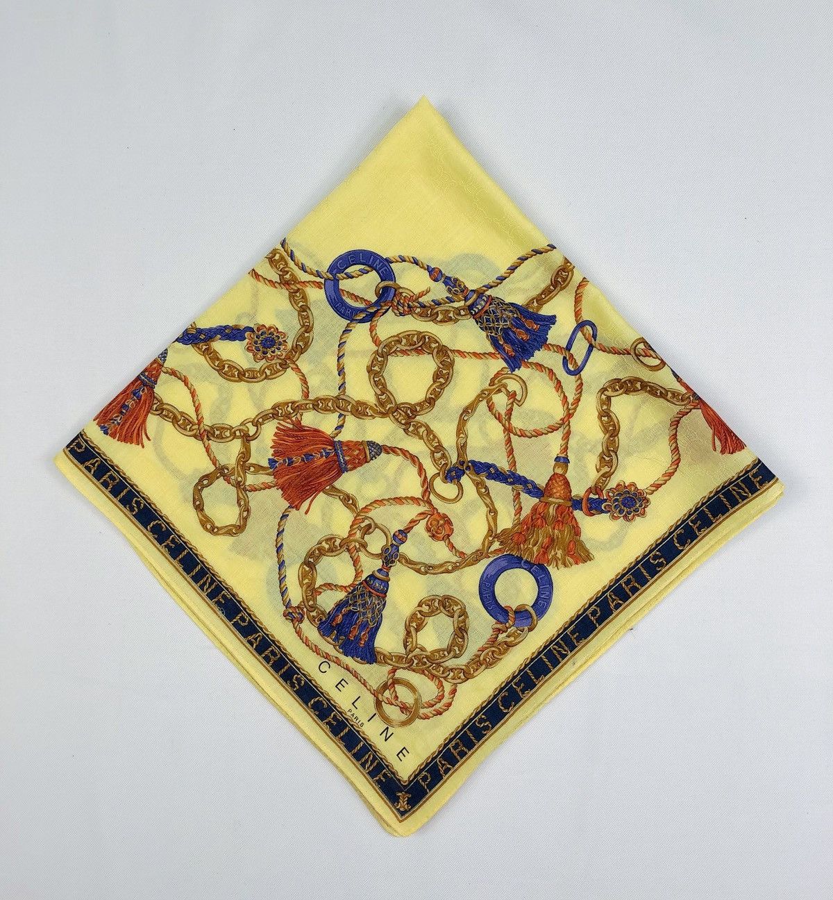 Celine Rare Vintage Celine Paris Hanky Scarf Size ONE SIZE - 1 Thumbnail