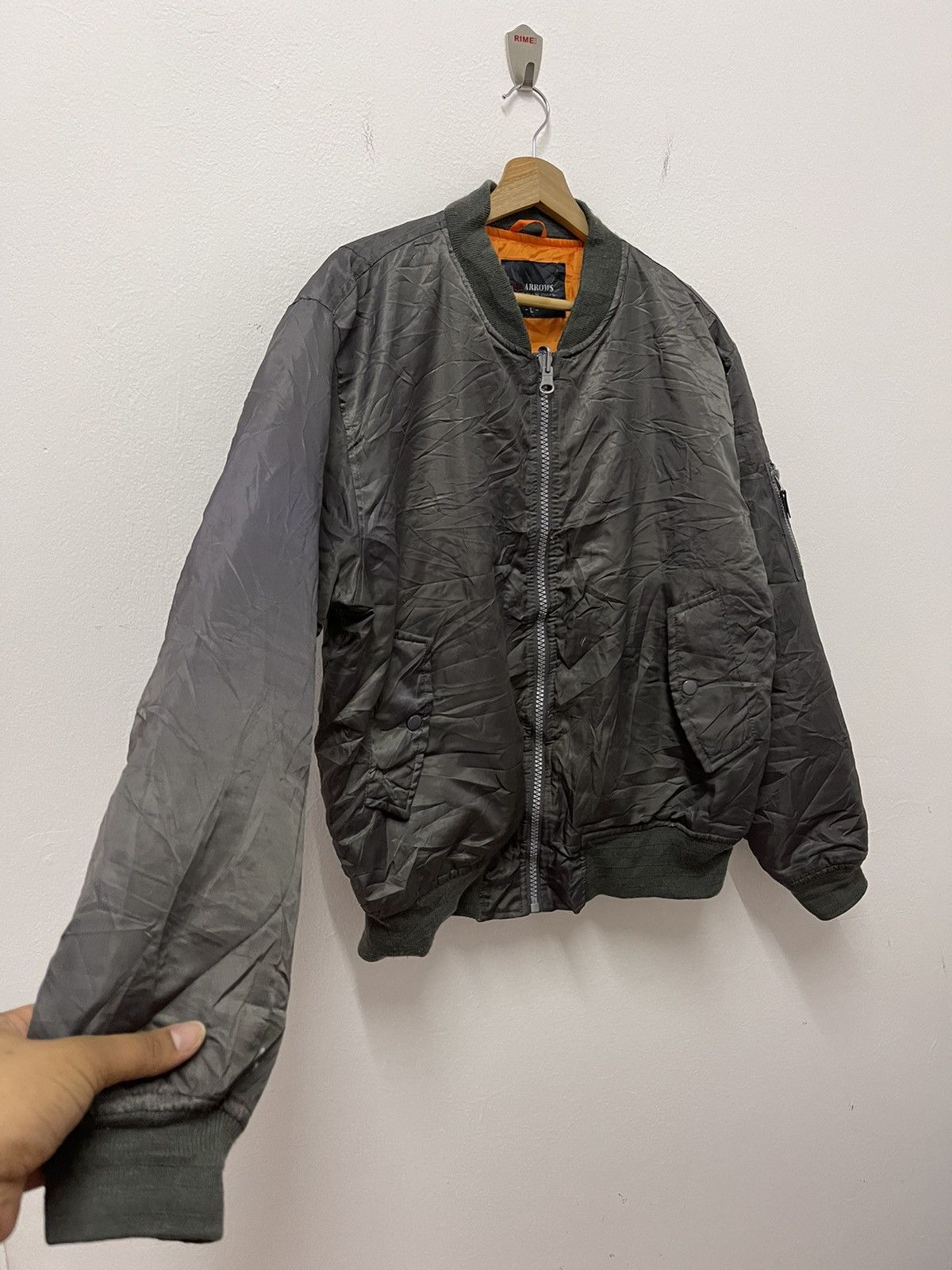 Vintage Vintage Red arrows Riversible Bomber Style Jacket Size US L / EU 52-54 / 3 - 2 Thumbnail