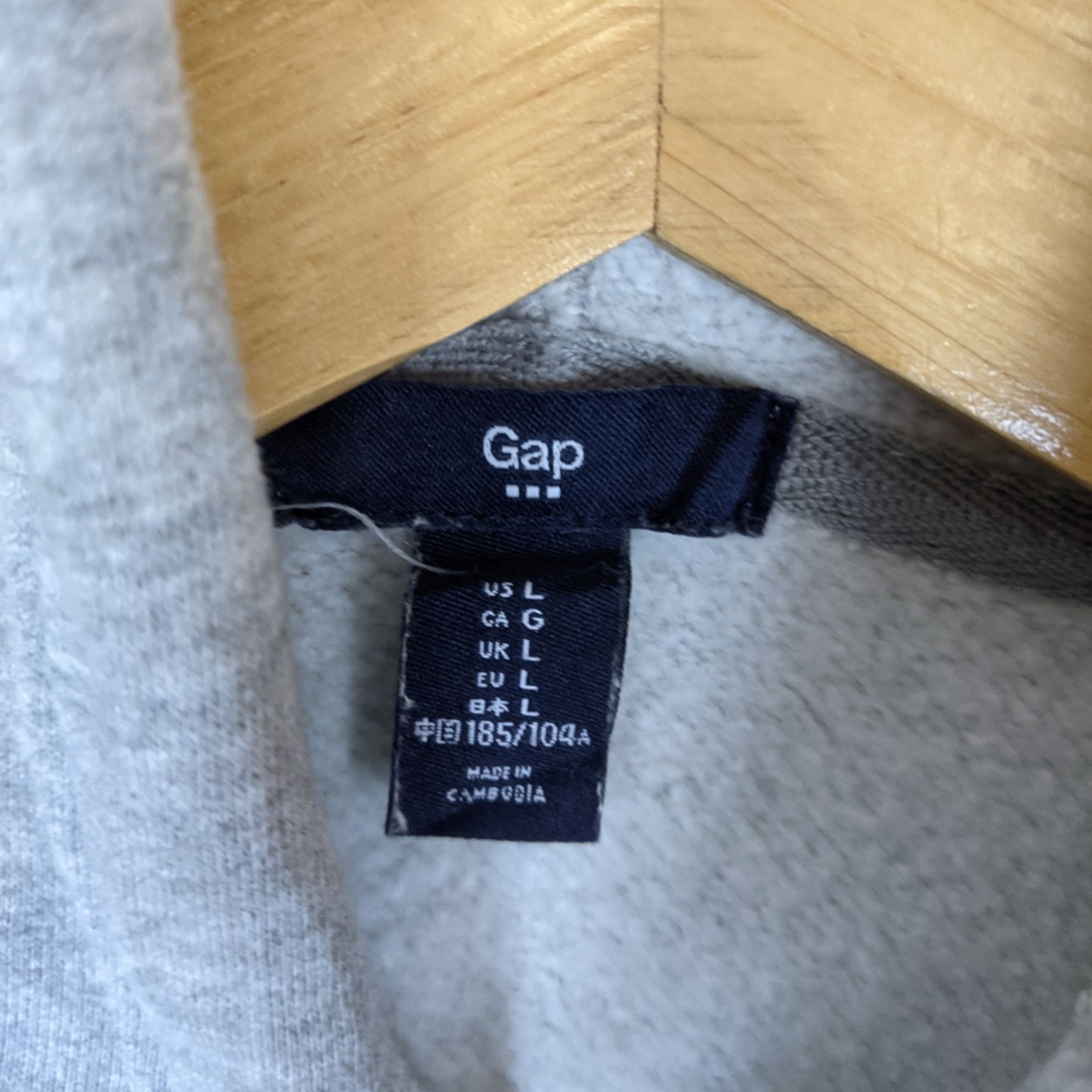 Gap GAP Big Logo Spell Out Hoodie Jumper Sweatshirt Size US L / EU 52-54 / 3 - 7 Thumbnail