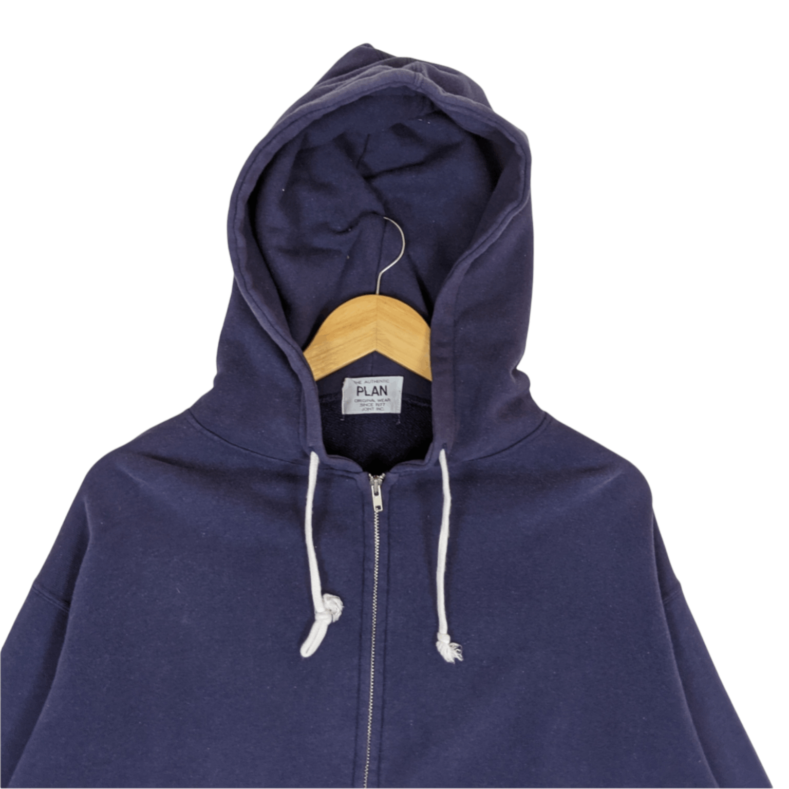 Japanese Brand × Plan B Japan PLAN Plain Zipper Hoodie Jumper Sweatshirt Size US L / EU 52-54 / 3 - 4 Thumbnail