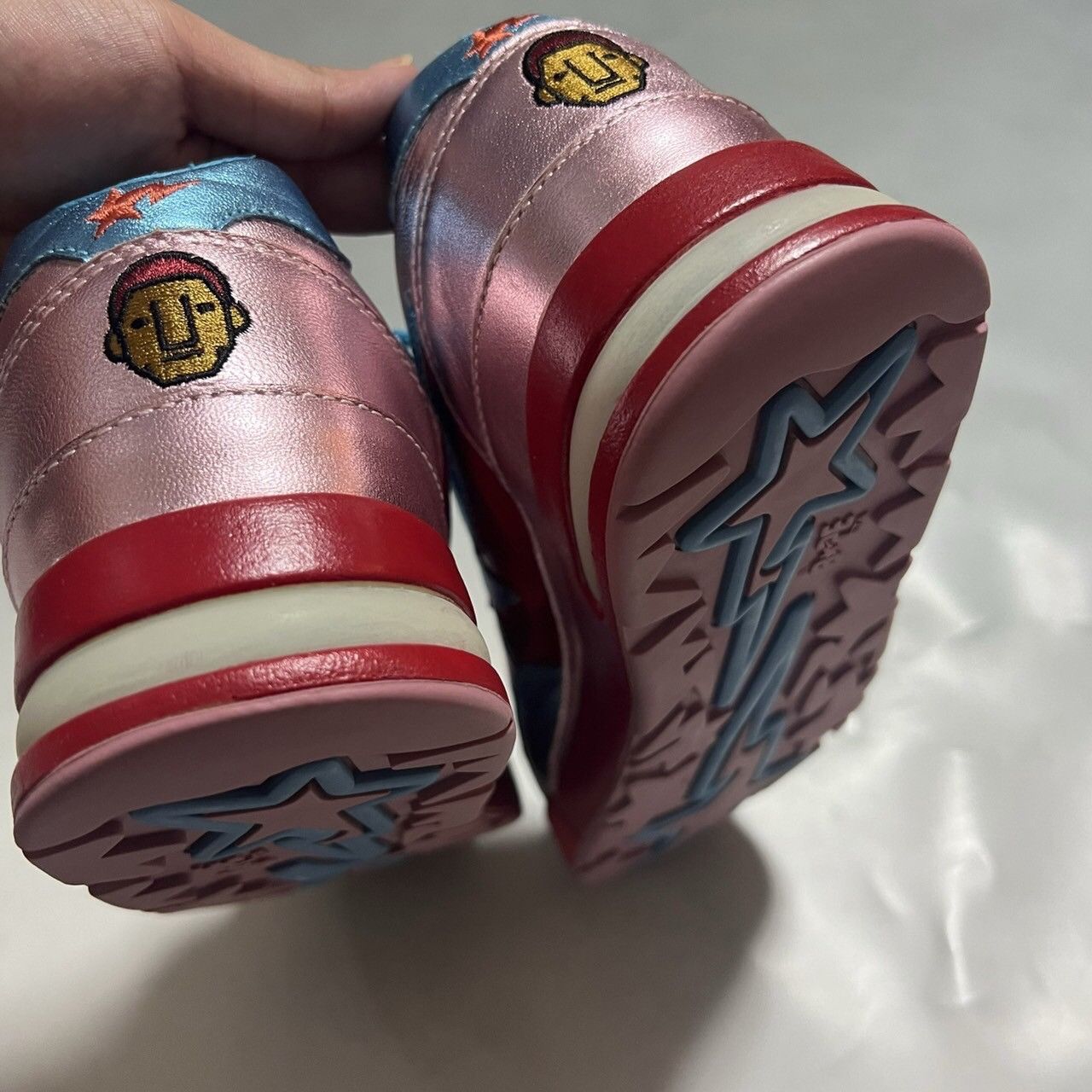 Bape BAPE Pharrell ROAD sta red/blue Size US 9 / EU 42 - 6 Thumbnail