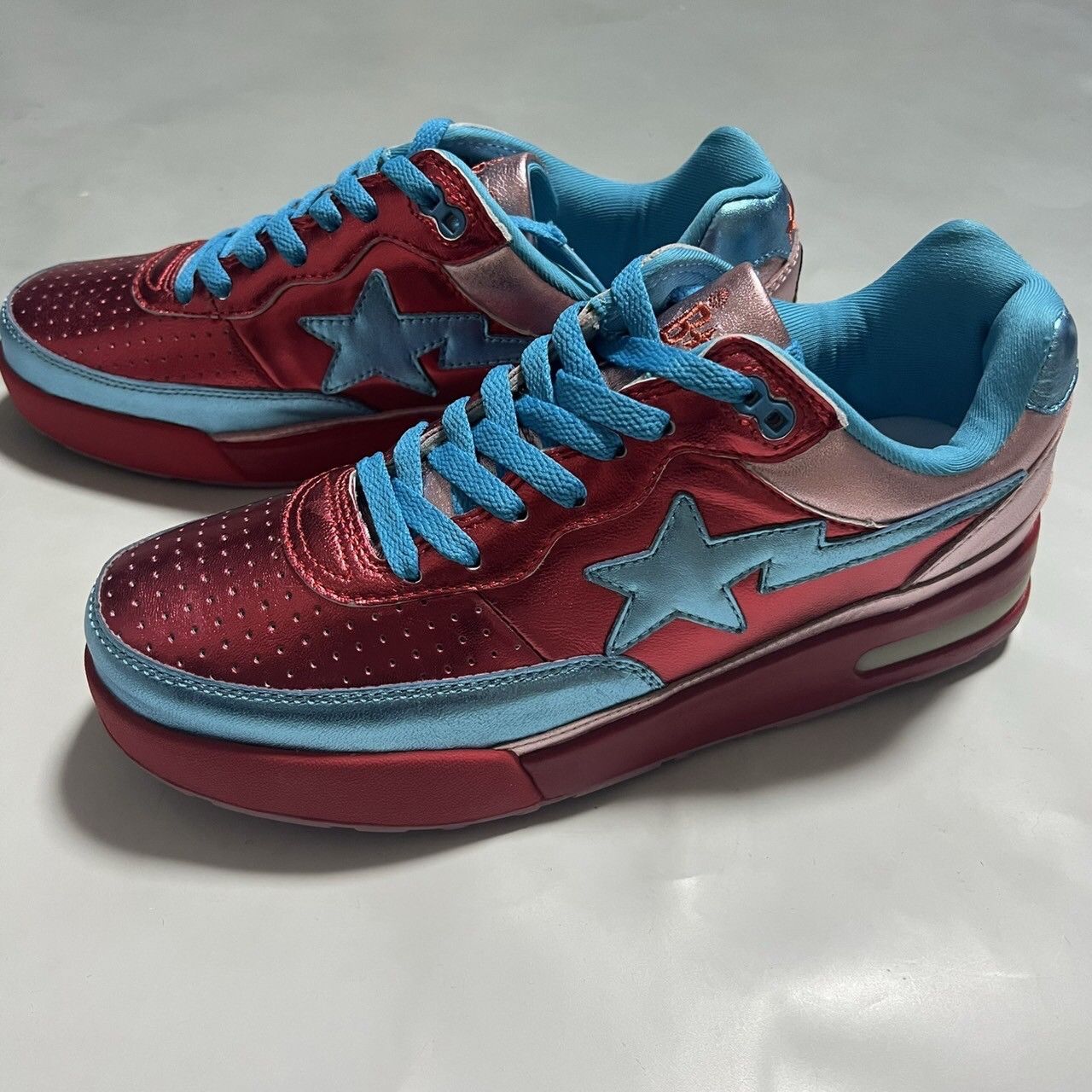 Bape BAPE Pharrell ROAD sta red/blue Size US 9 / EU 42 - 2 Thumbnail